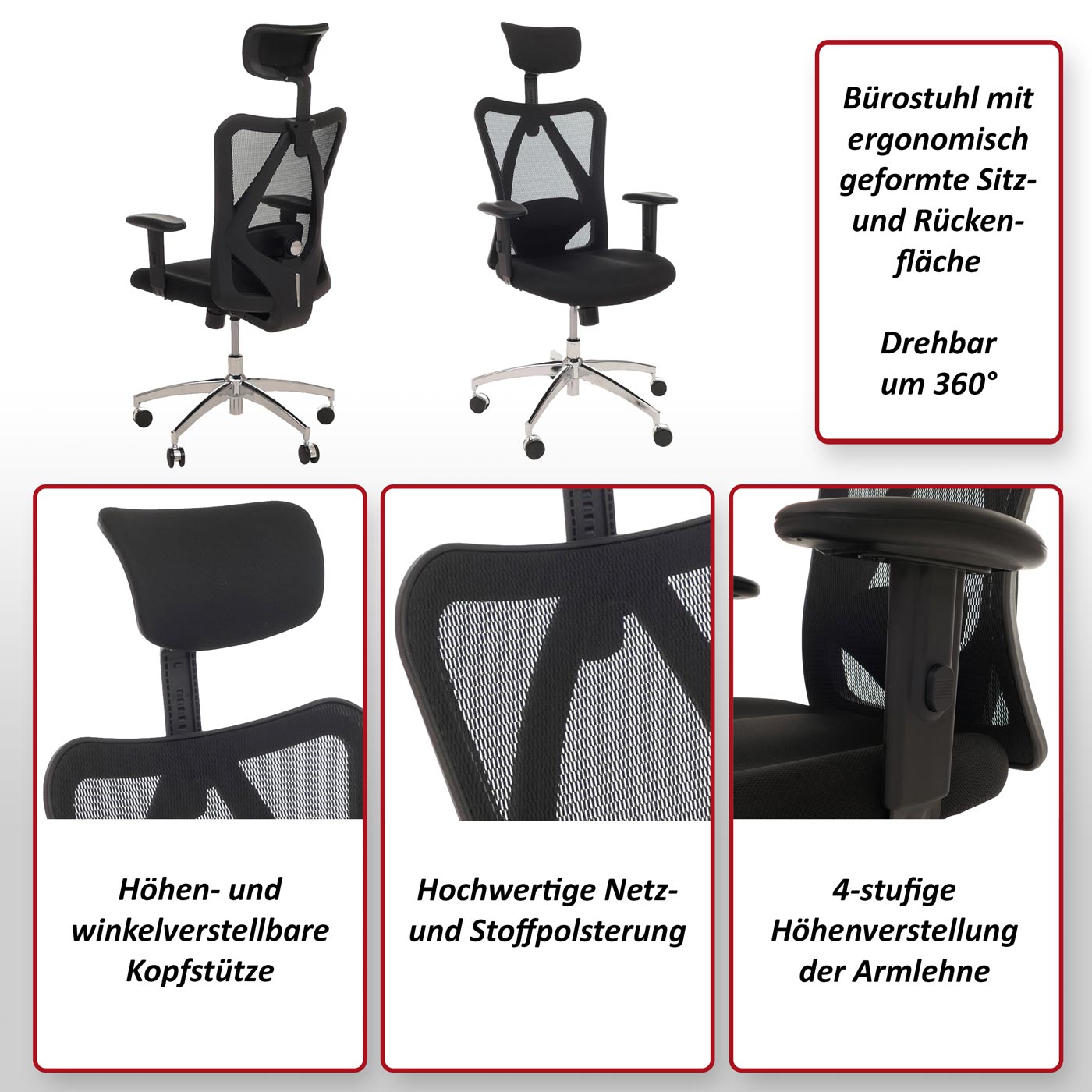 Brostuhl HWC-O64 Funktionsbild