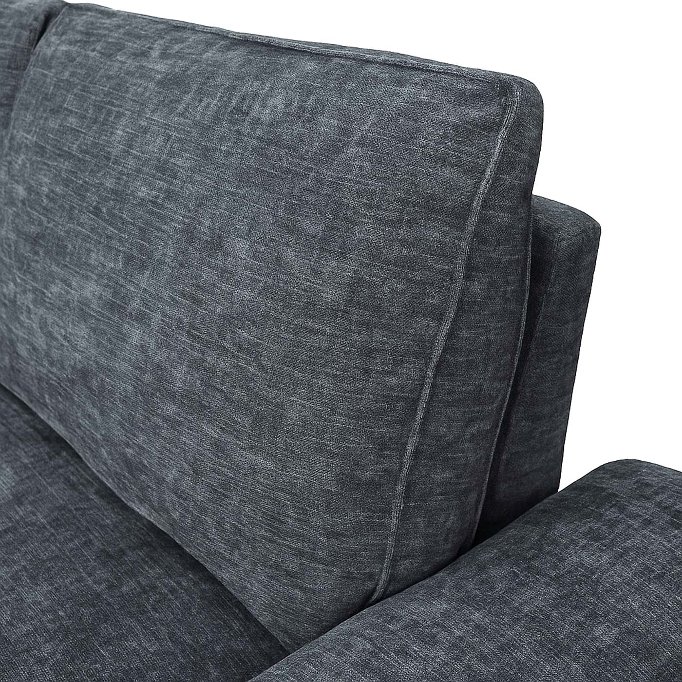 Sofa-Garnitur HWC-O71 dunkelgrau, Rückenpolster