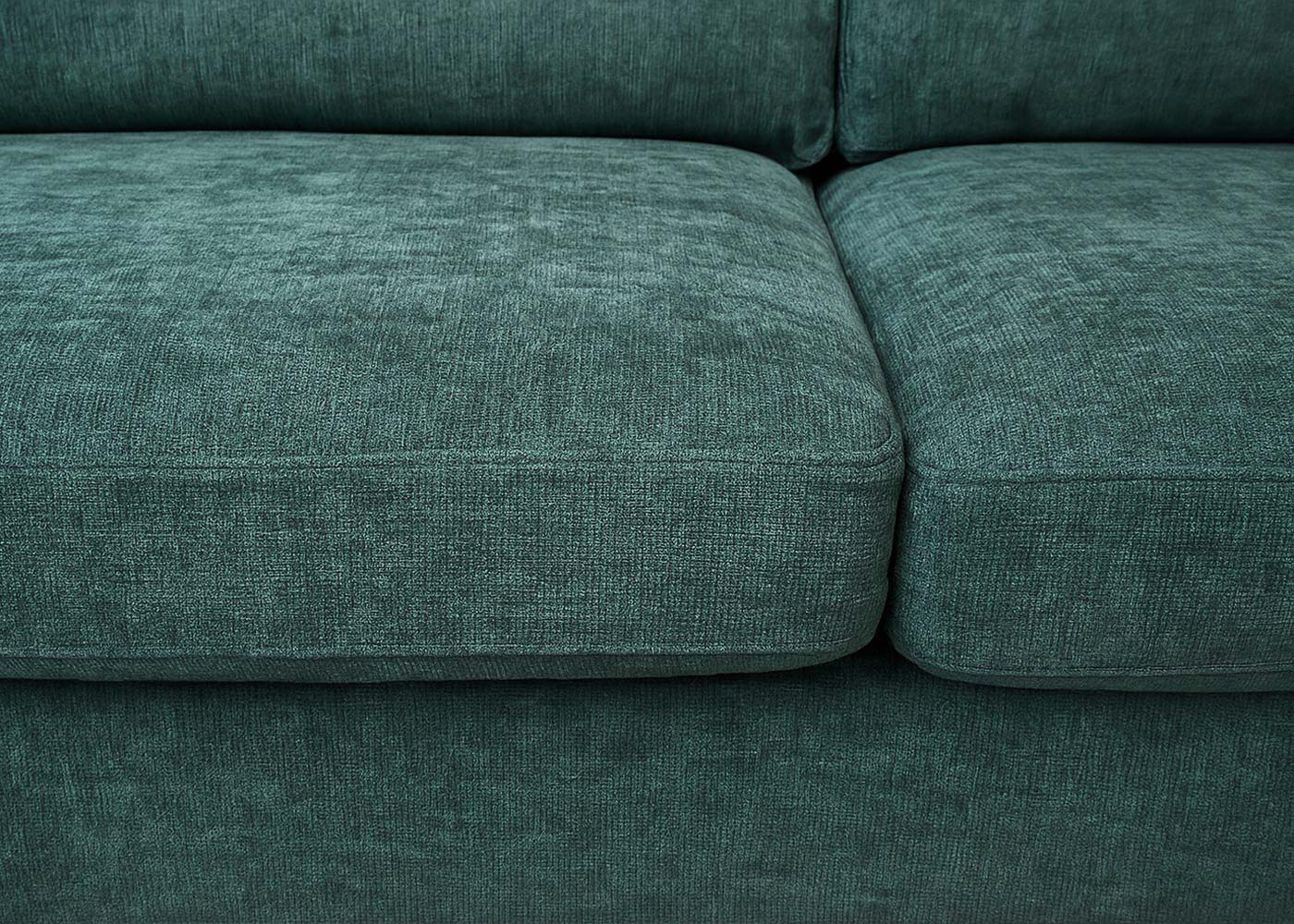 Sofa-Garnitur HWC-O71 grau-grün, Detailbild Sitzpolster