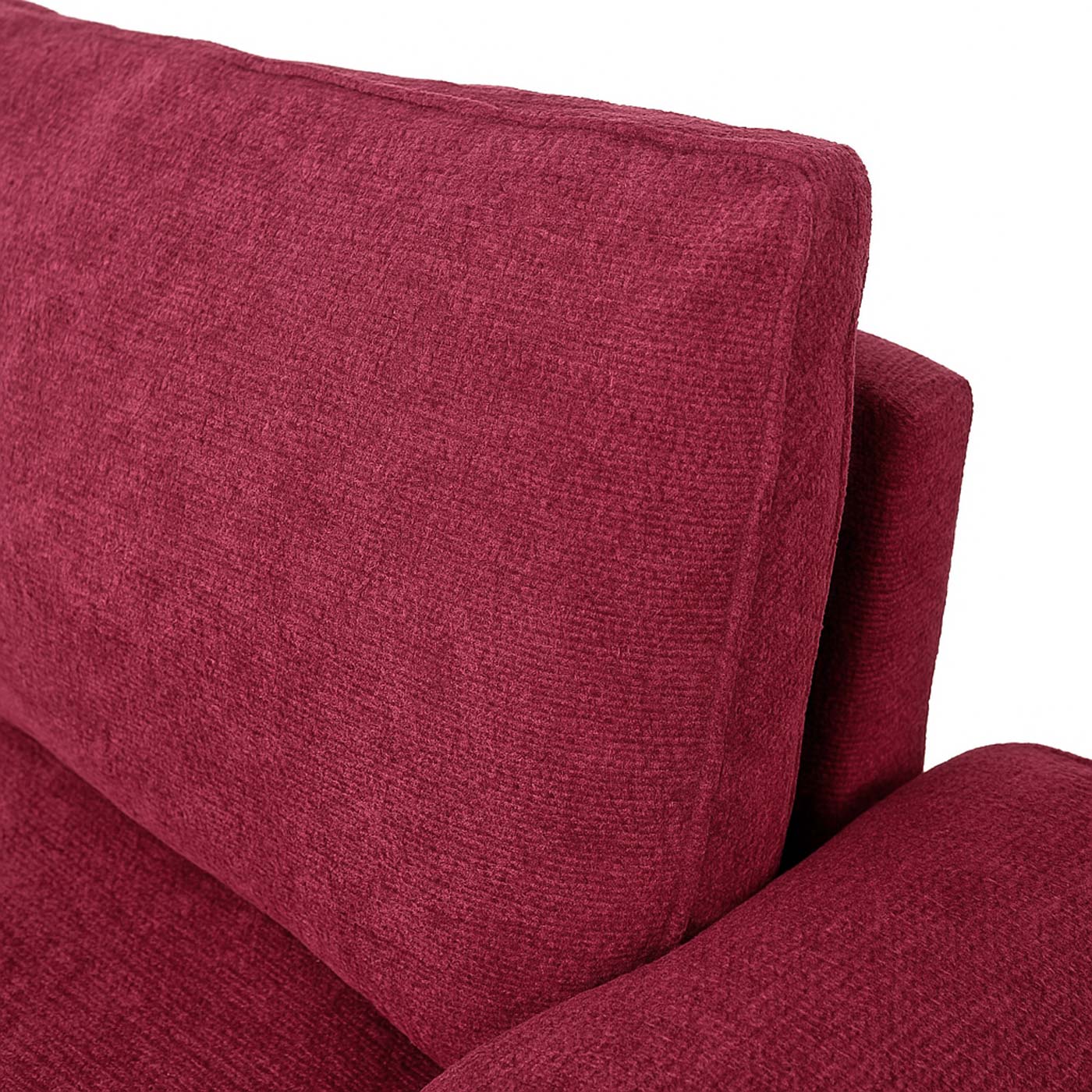 Sofa-Garnitur HWC-O71 bordeaux, Rückenpolster