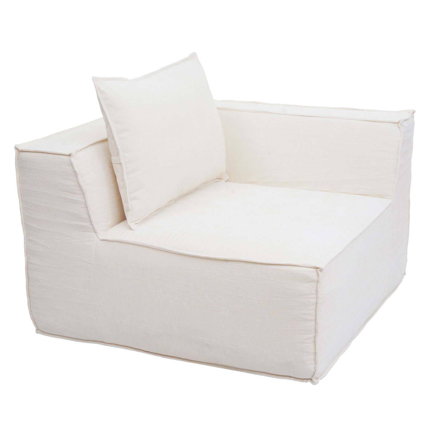 Eckteil der Sofa-Garnitur HWC-O54 von vorn