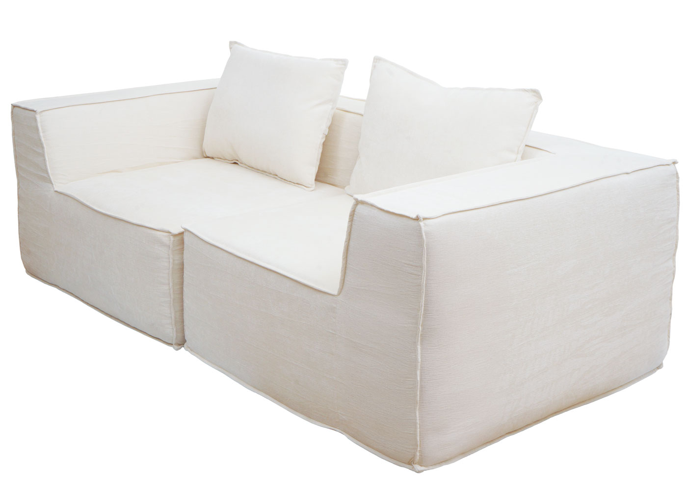 Sofa HWC-O54 leicht seitliche Ansicht