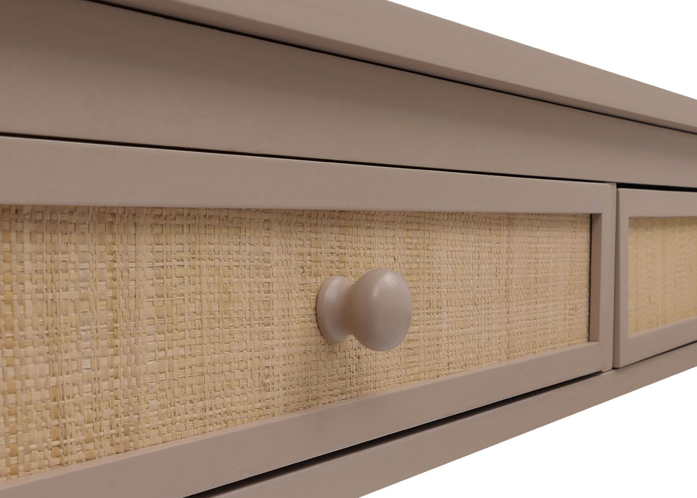 Schreibtisch HWC-O36 Detailansicht Schubladenfront