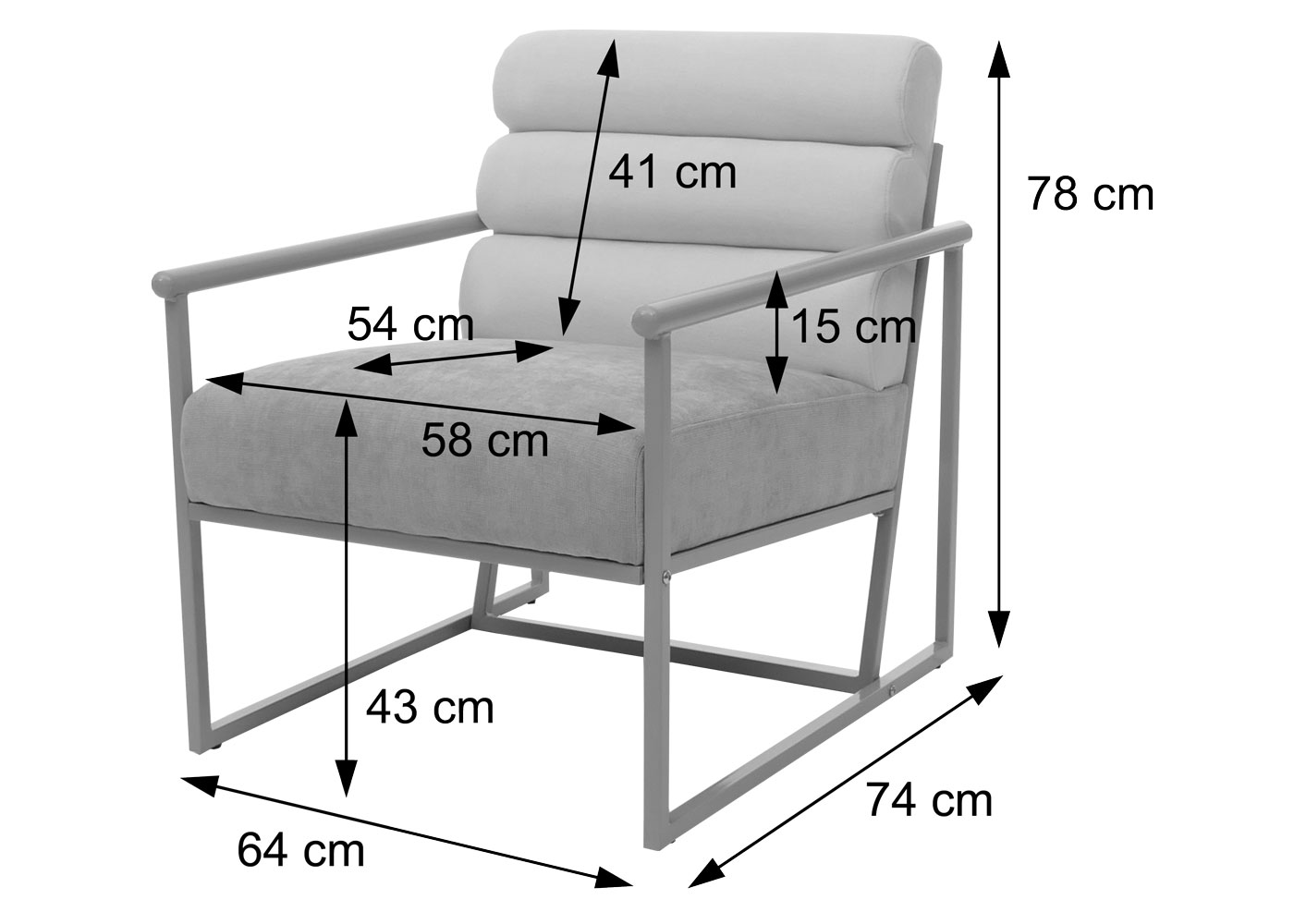 Mae Lounge-Sessel HWC-O38