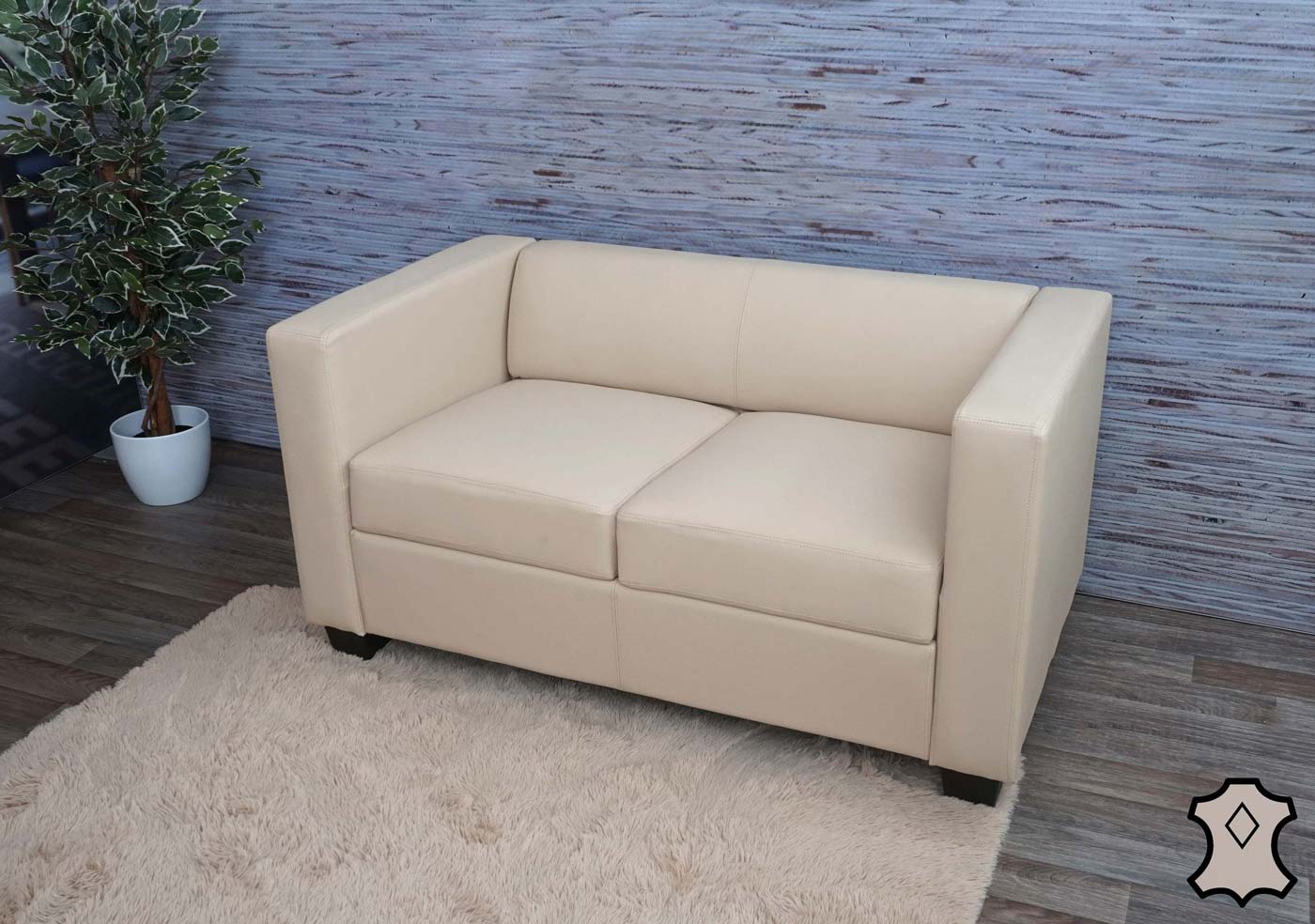 2er Sofa Couch Loungesofa Lille Ambiente-Bild