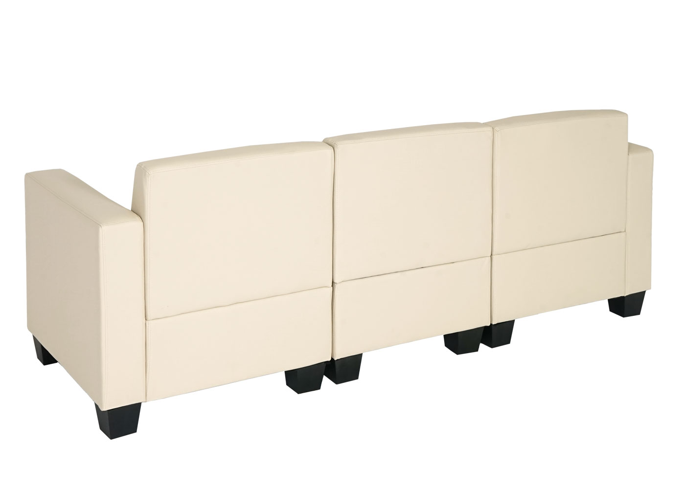 Modular 3-Sitzer Sofa Couch Lyon Rückansicht
