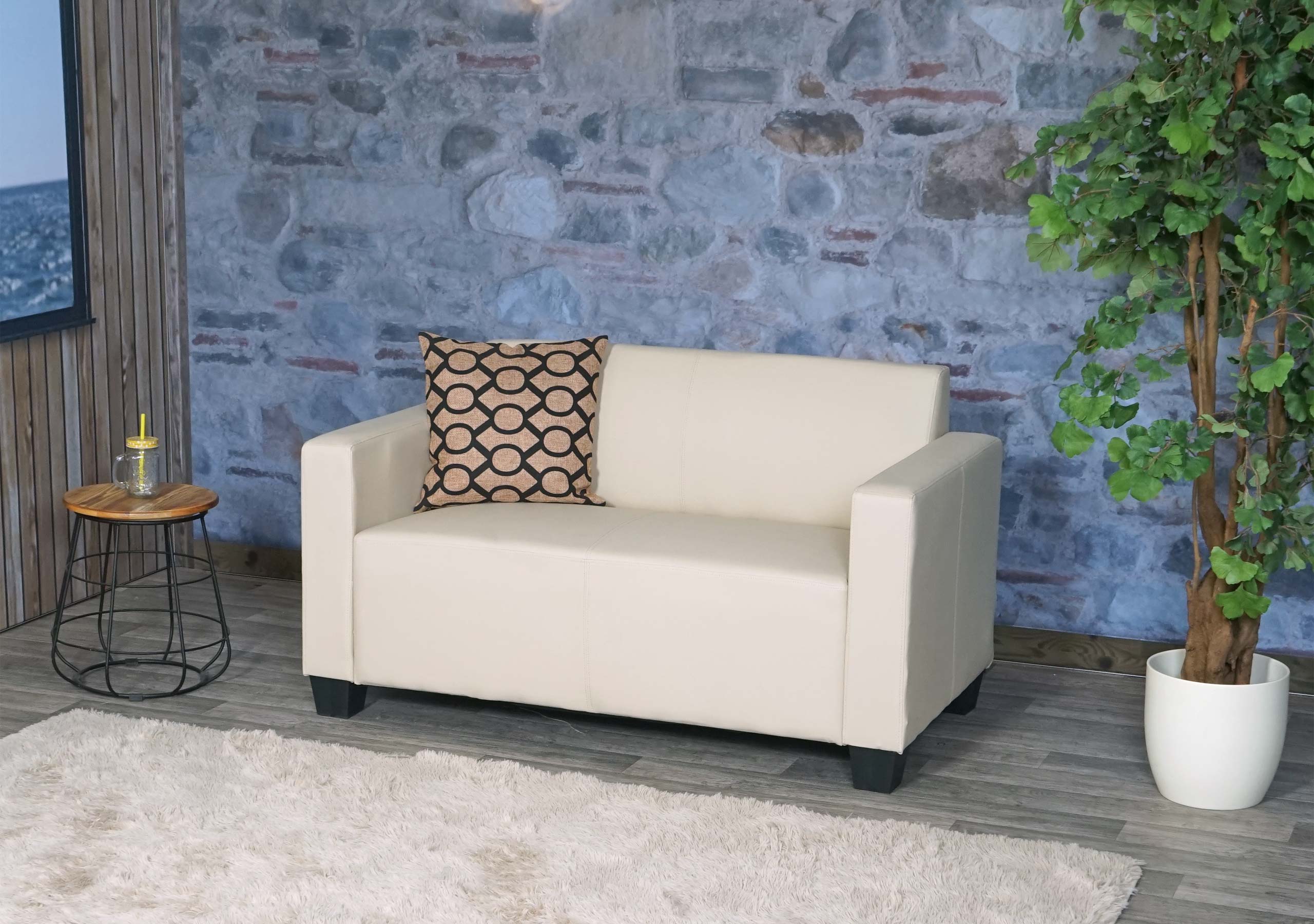 2er Sofa Couch Lyon Anwendungsbeispiel