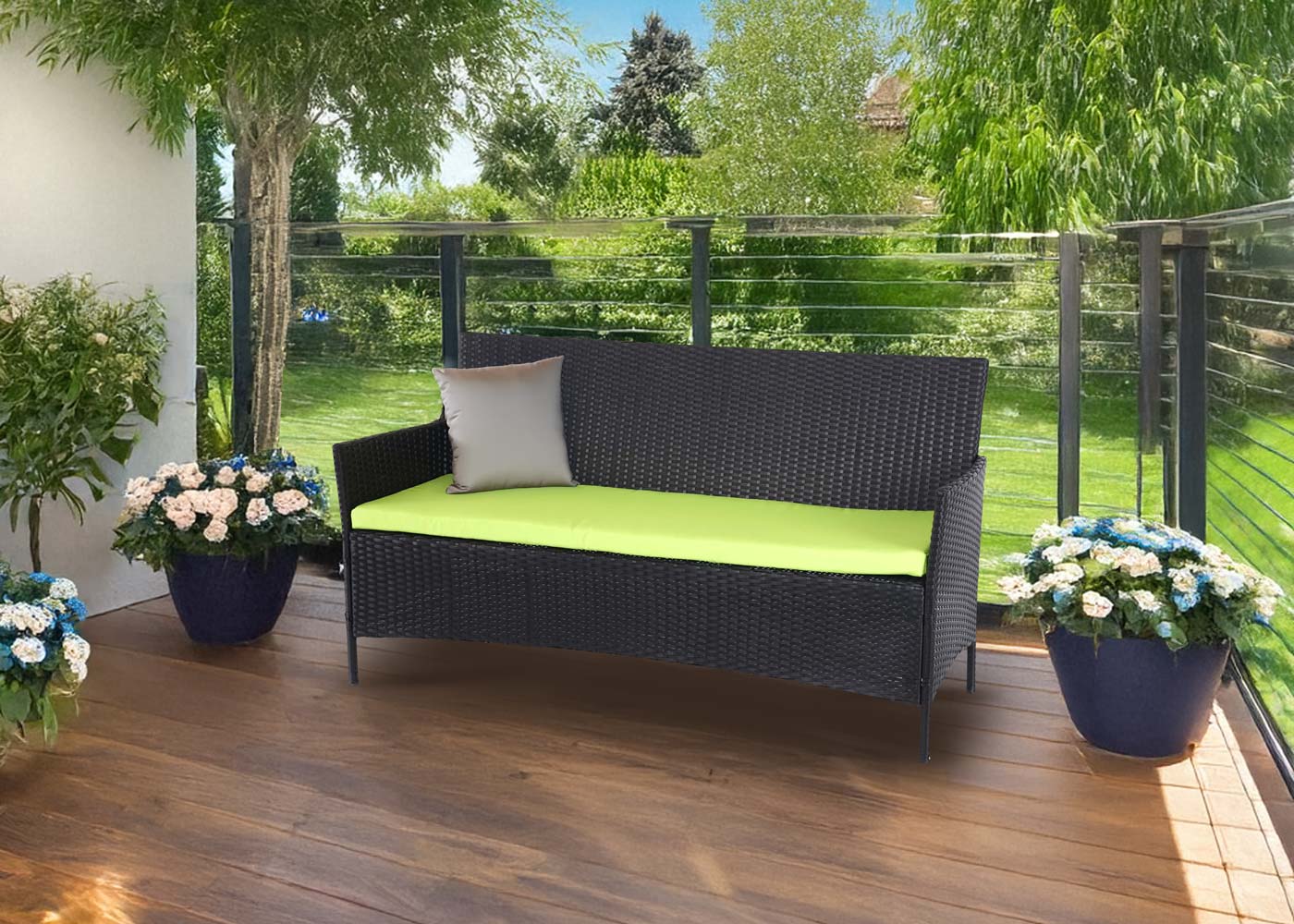 Ambientebild 3-Sitzer Gartenbank Halden