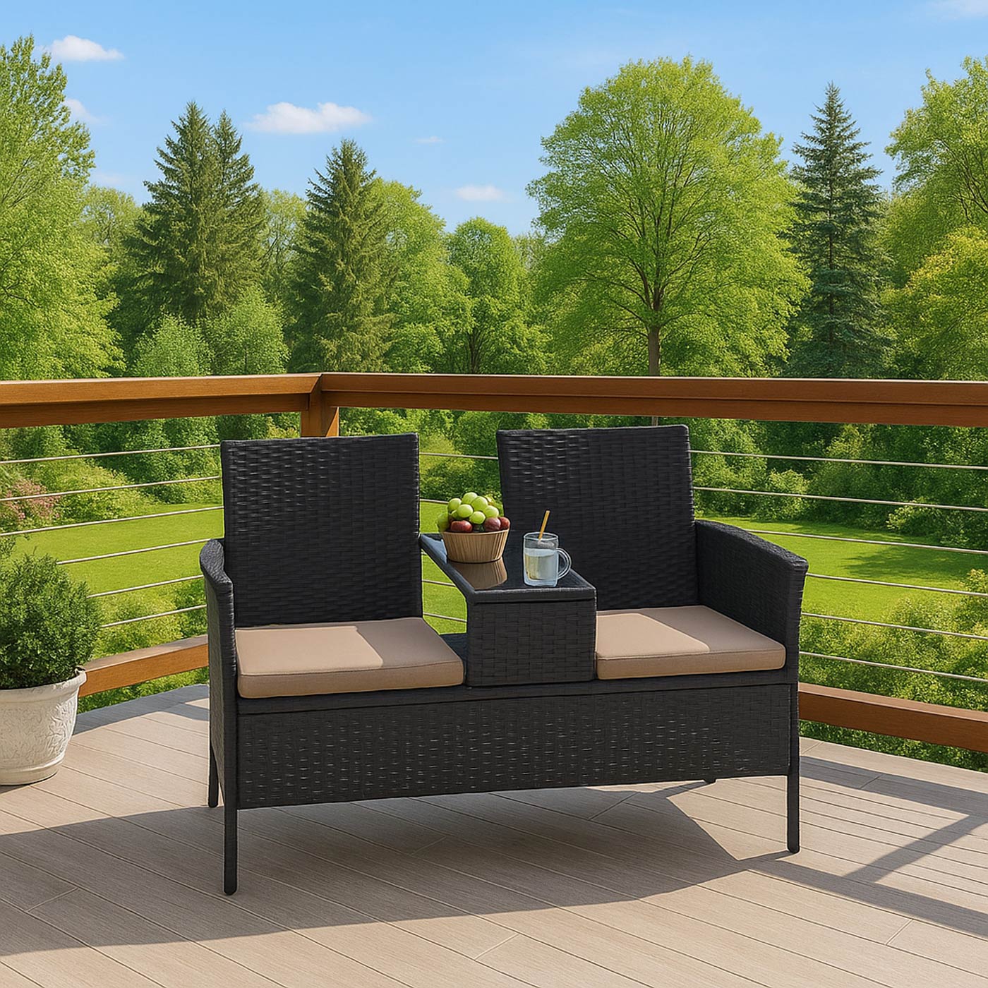 Ambientebild Sitzbank HWC-E24