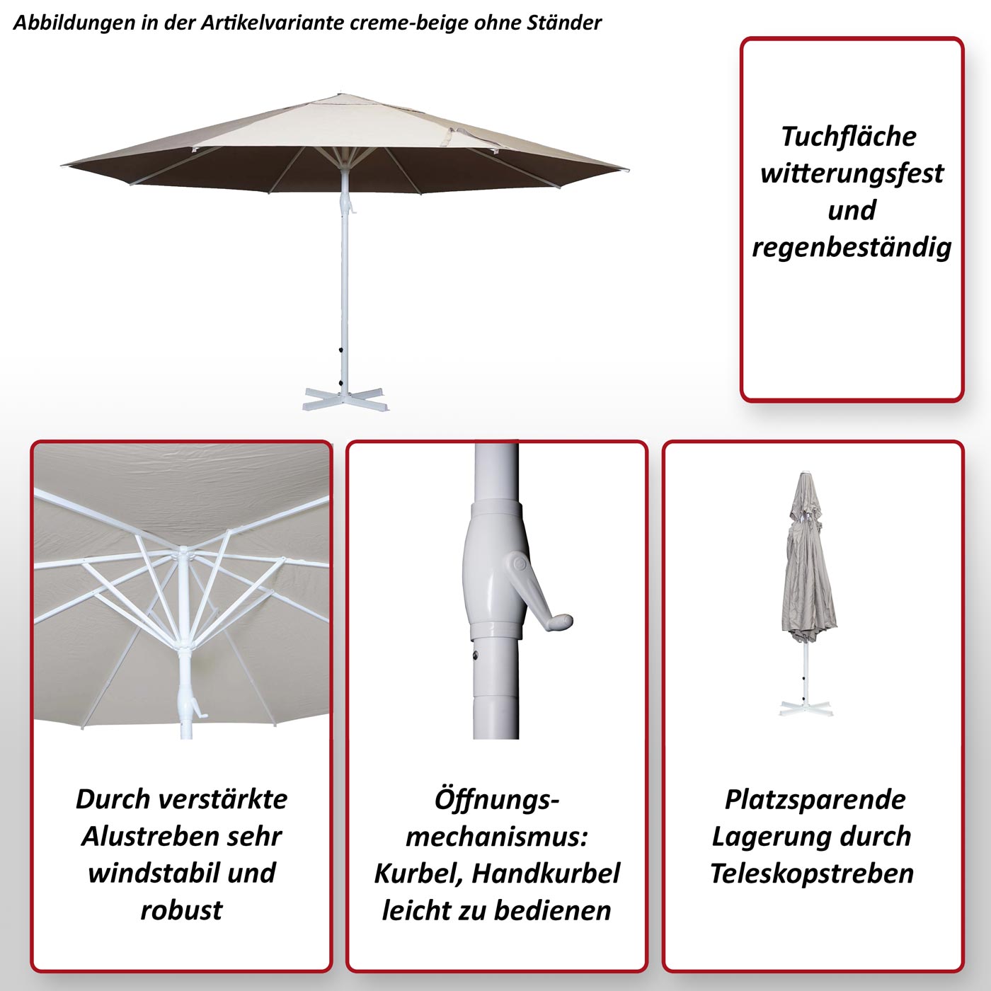 Sonnenschirm Meran II Bullet-Bild