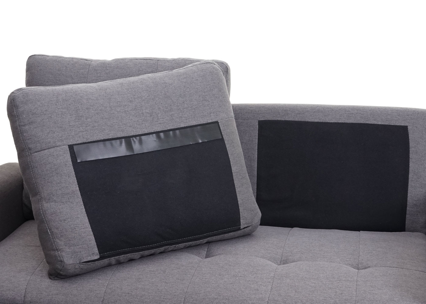 HWC-H23 3er Sofa Klettverschluss