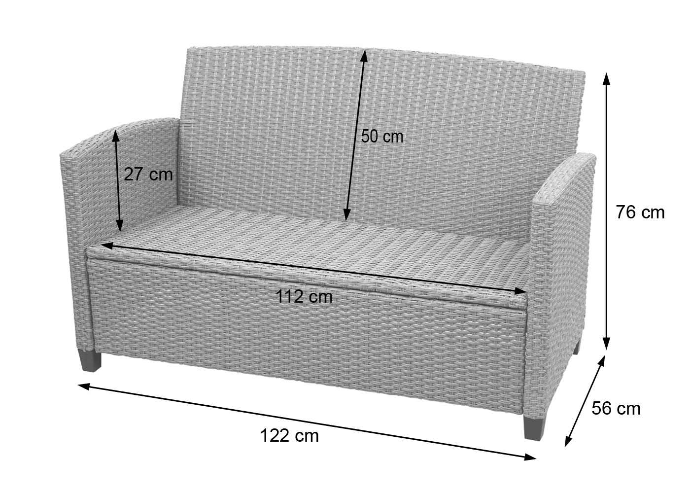 HWC-F10 Bemaungsbild Sitzbank