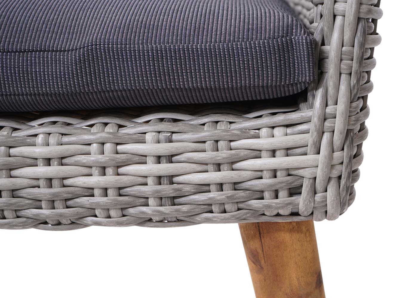 Poly-Rattan Garnitur HWC-H65 Detailbild Stuhl 