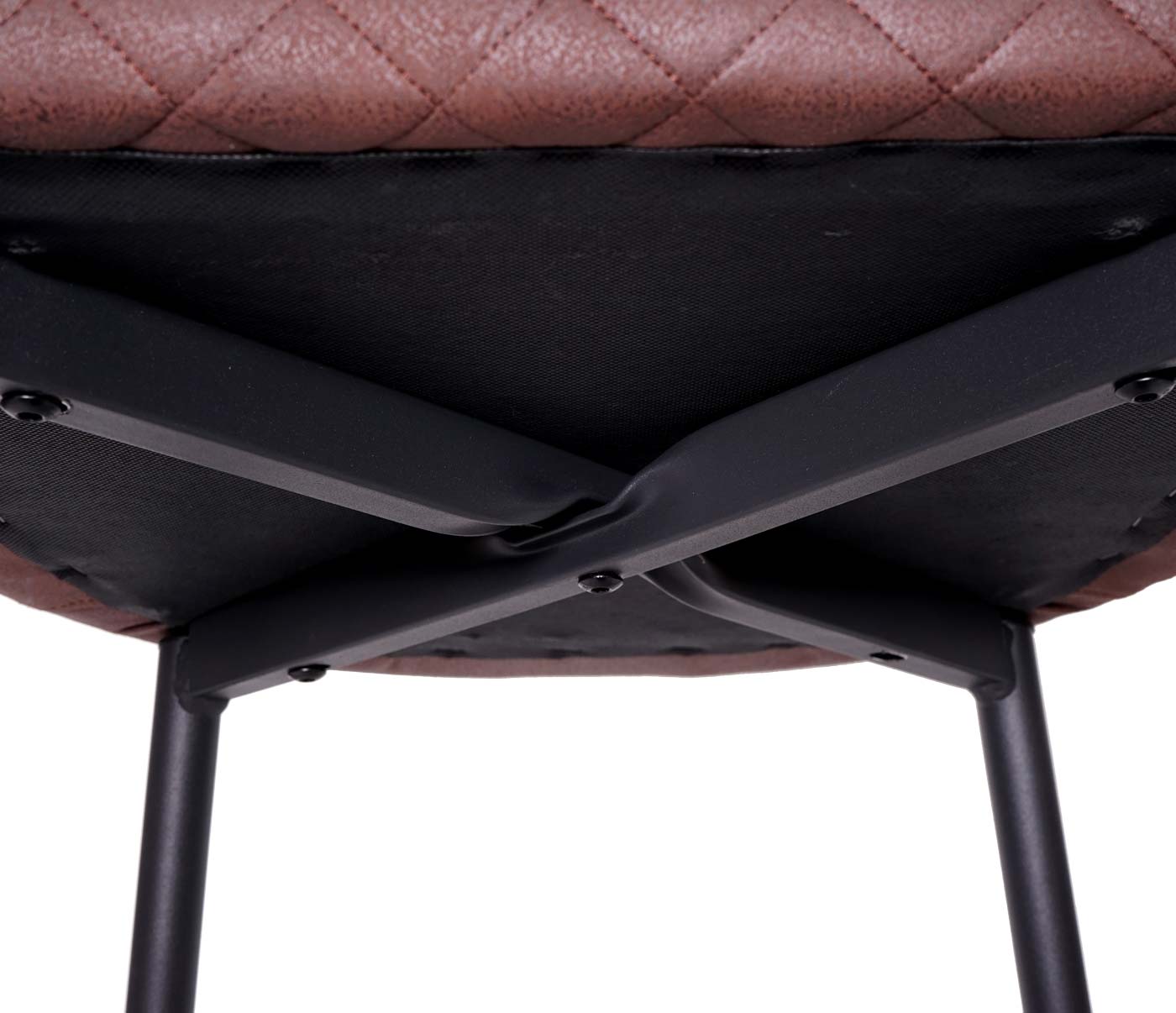 2x Barhocker HWC-H79 Detailansicht Unterseite Sitzflche