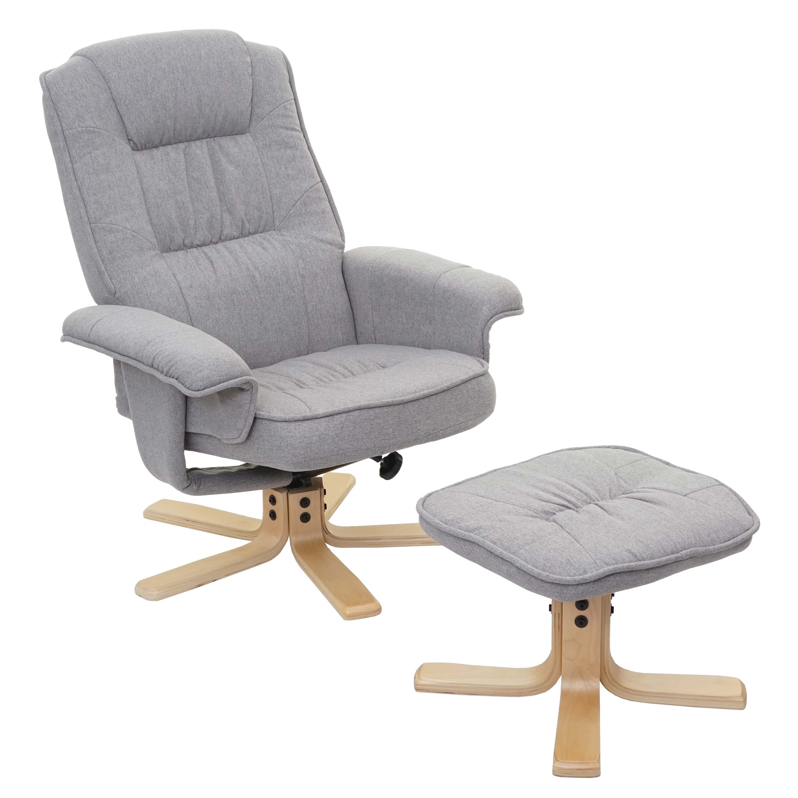 Stoff Sessel Relaxsessel Fernsehsessel TV Sessel Couch mit/ohne Fußhocker Hocker 