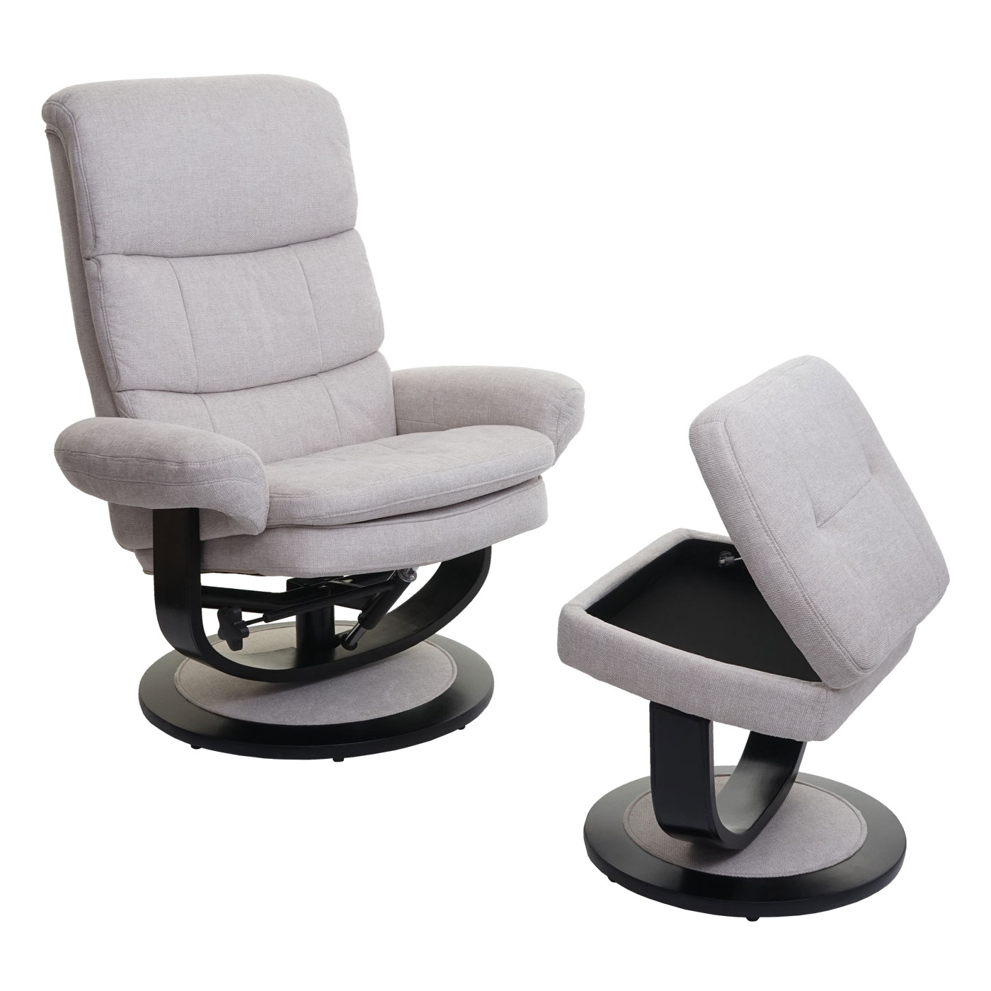 Relaxsessel HWC-C16 mit Hocker