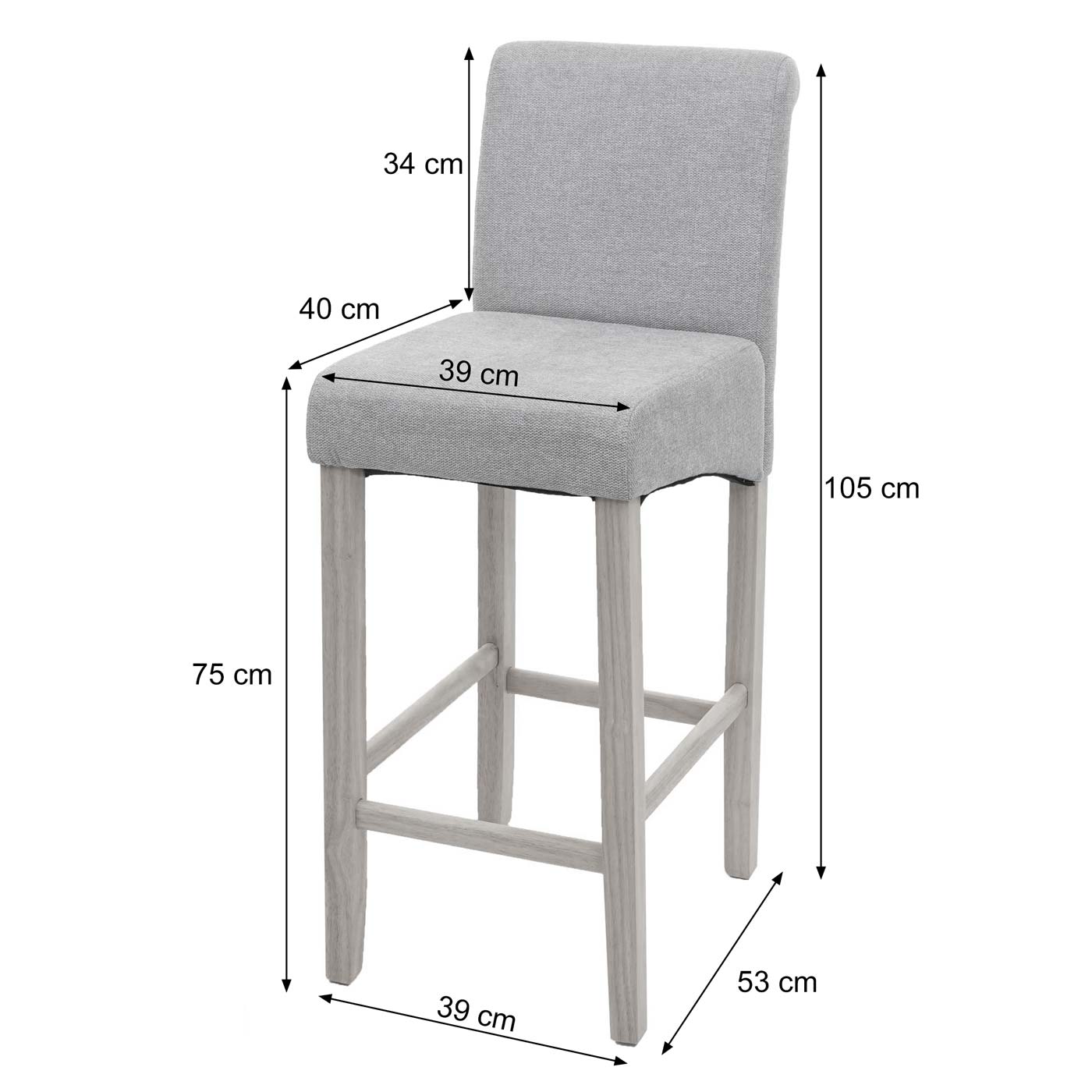 Barhocker HWC-C33 Bemaung