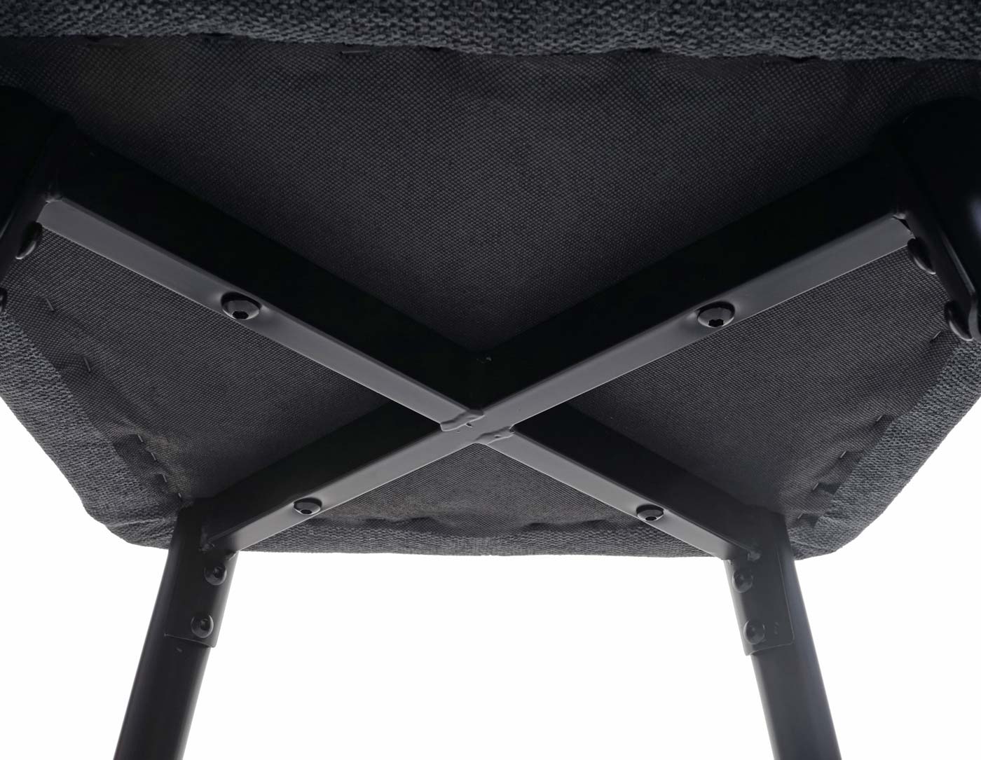2x Barhocker HWC-H93 Detailansicht Unterseite Sitzflche