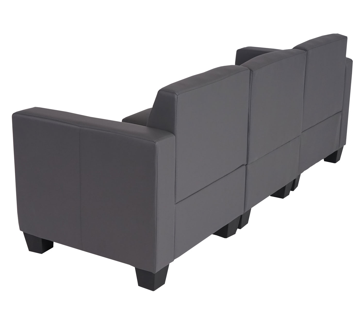 Modular 3-Sitzer Sofa Couch Lyon Rckansicht