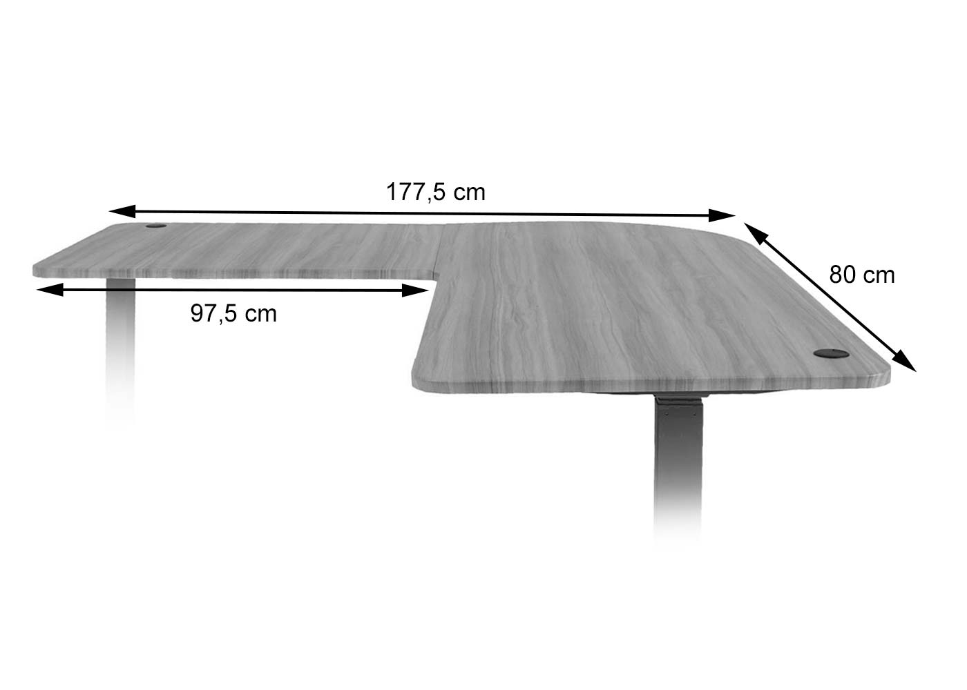 Tischplatte HWC-D40 Bemaung