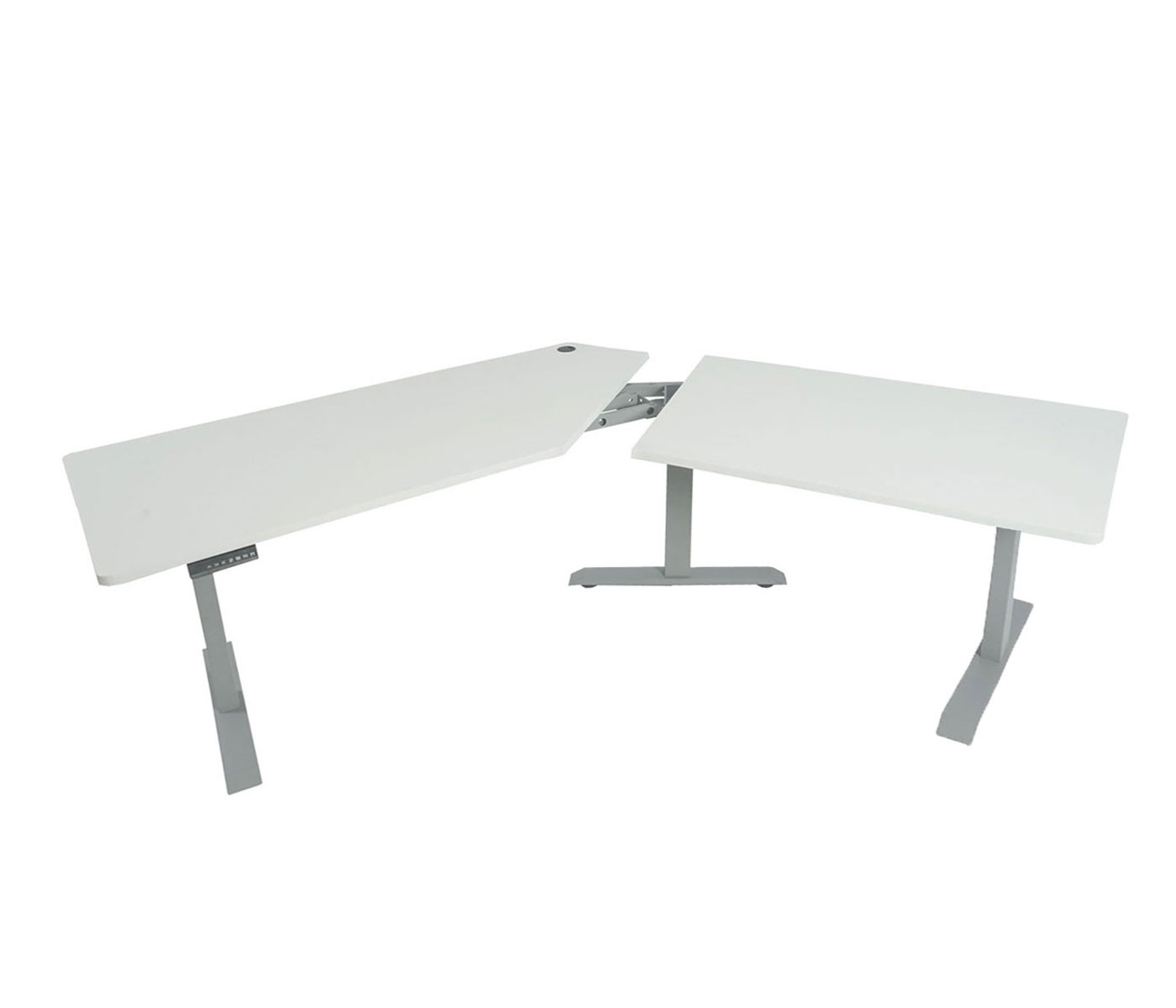 Eckschreibtisch HWC-D40 Zusammensetzung der Tischplatten