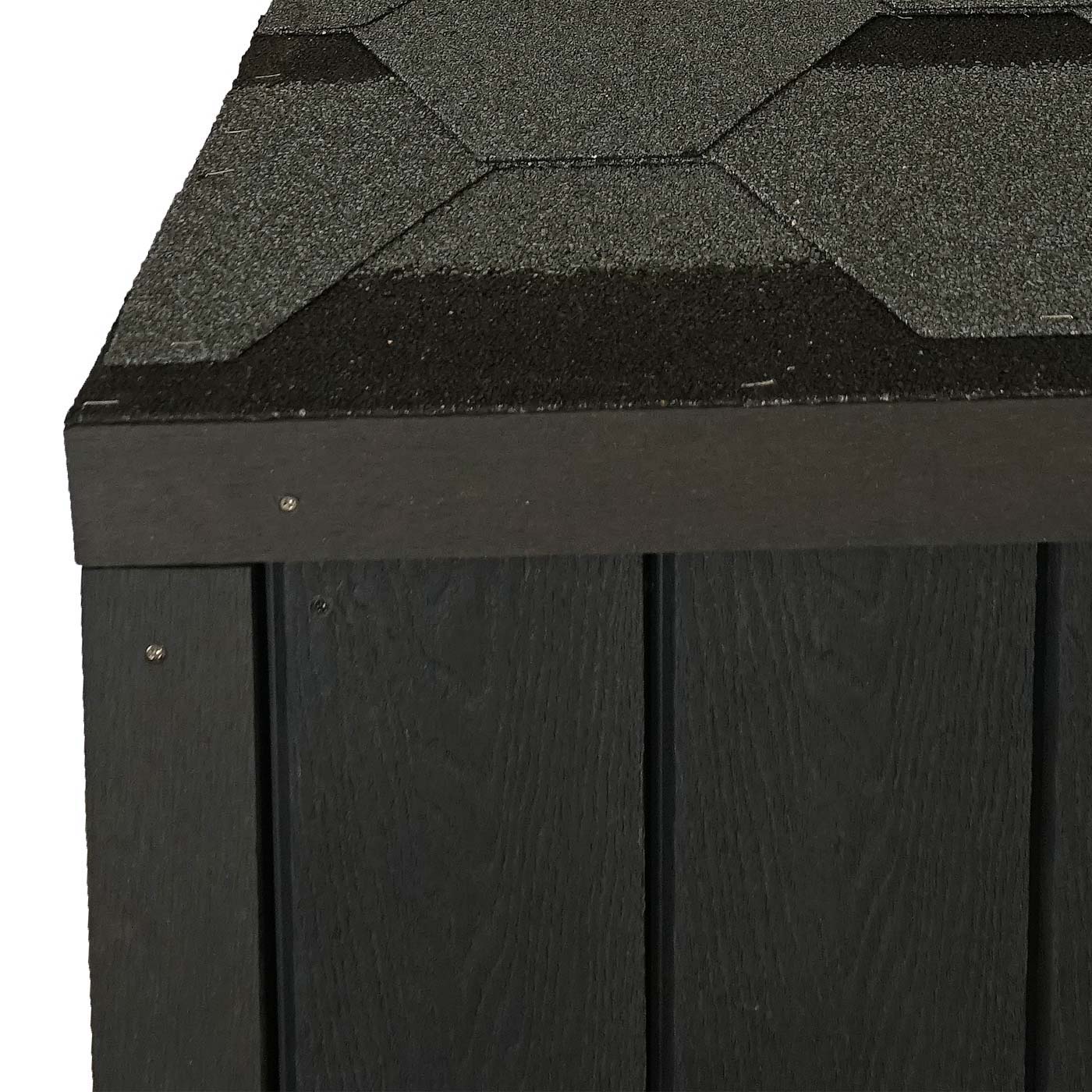 Mlltonnenverkleidung HWC-J29 Detail Dachfolie