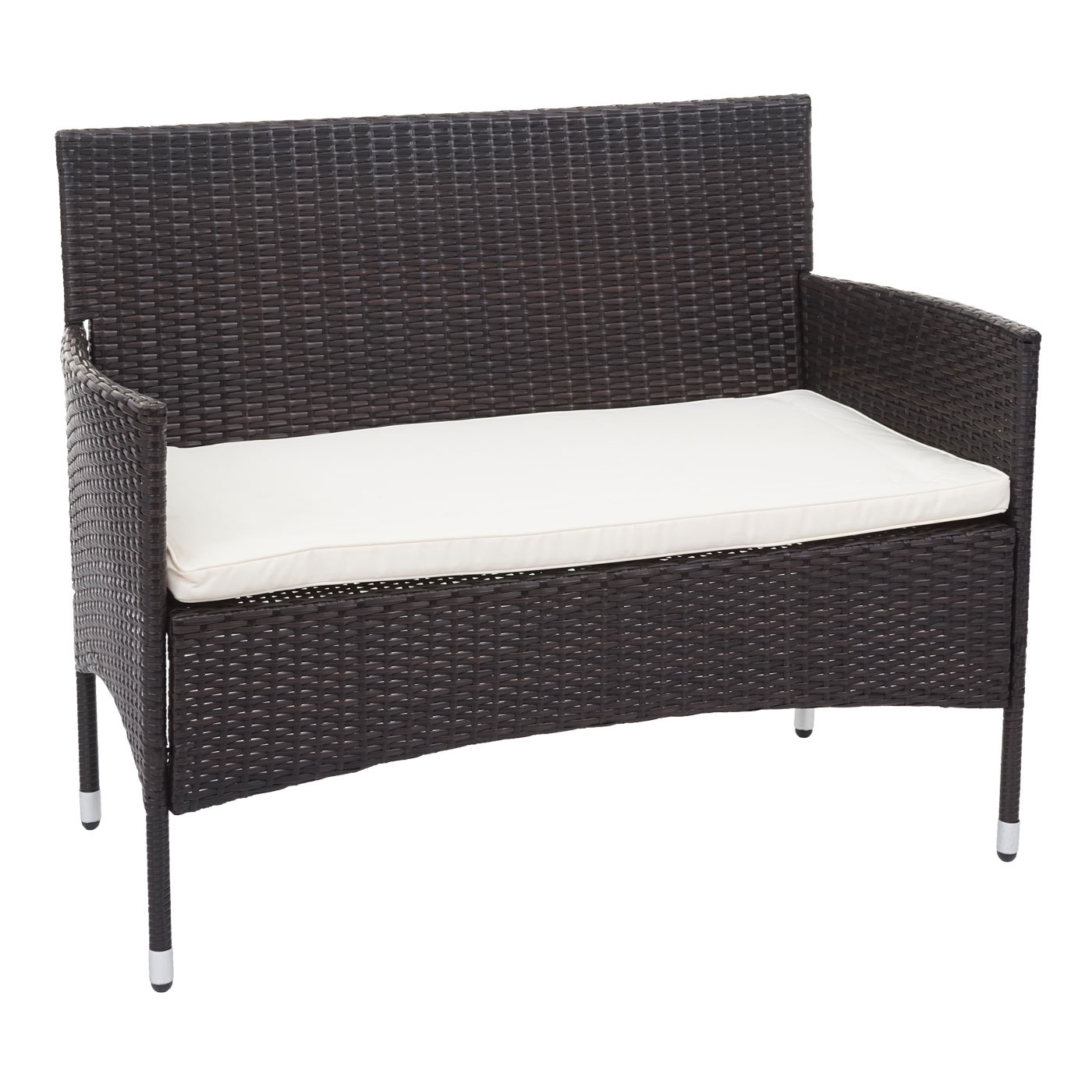 Poly-Rattan Garnitur HWC-F55 Bank