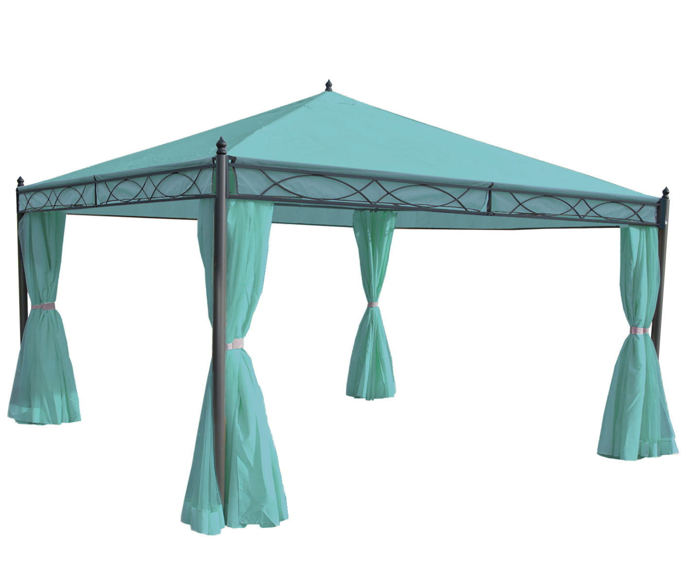 T514 Pergola Cadiz Geamtansicht geöffnet