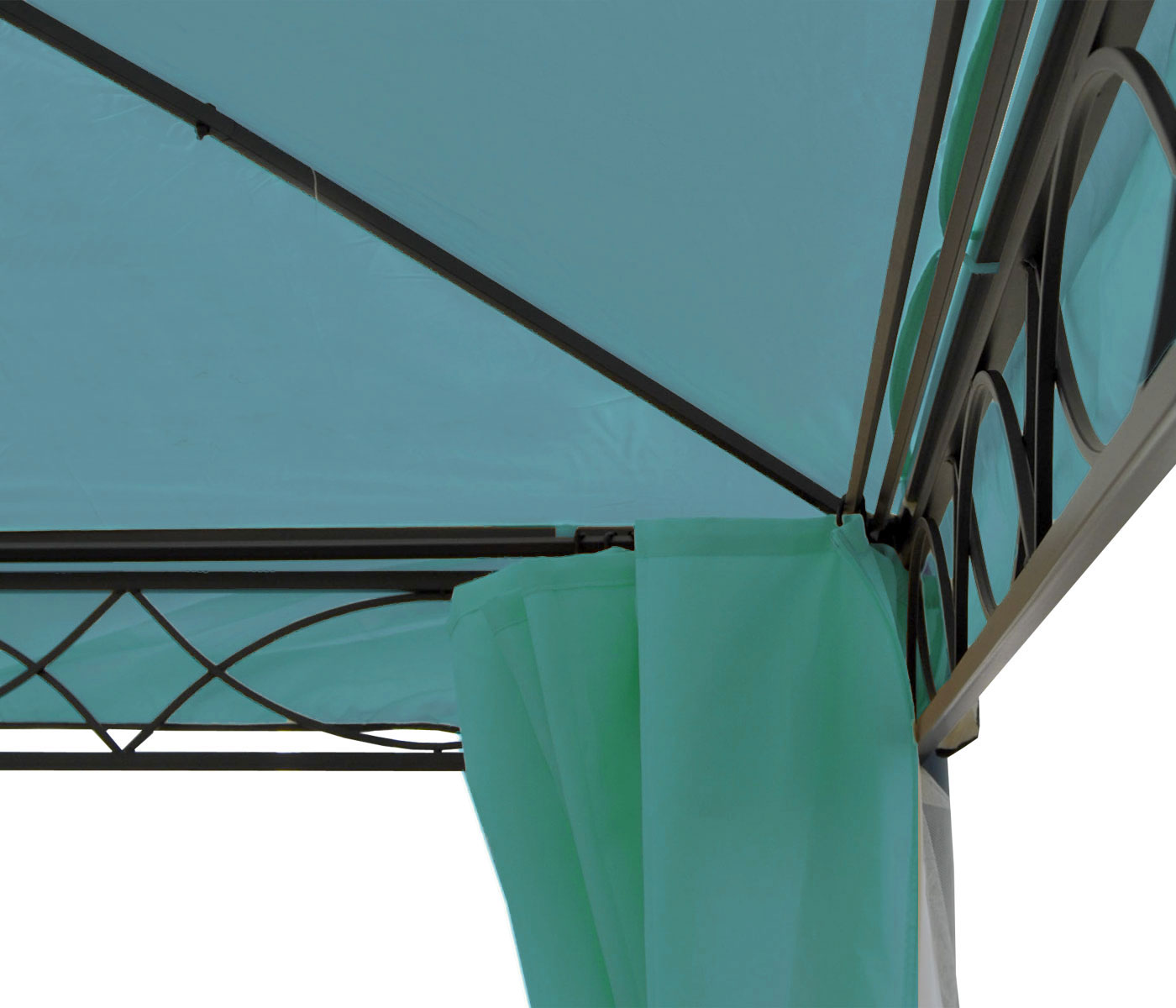 T514 Pergola Cadiz Detail Ornamente und Seitenteilanbringung