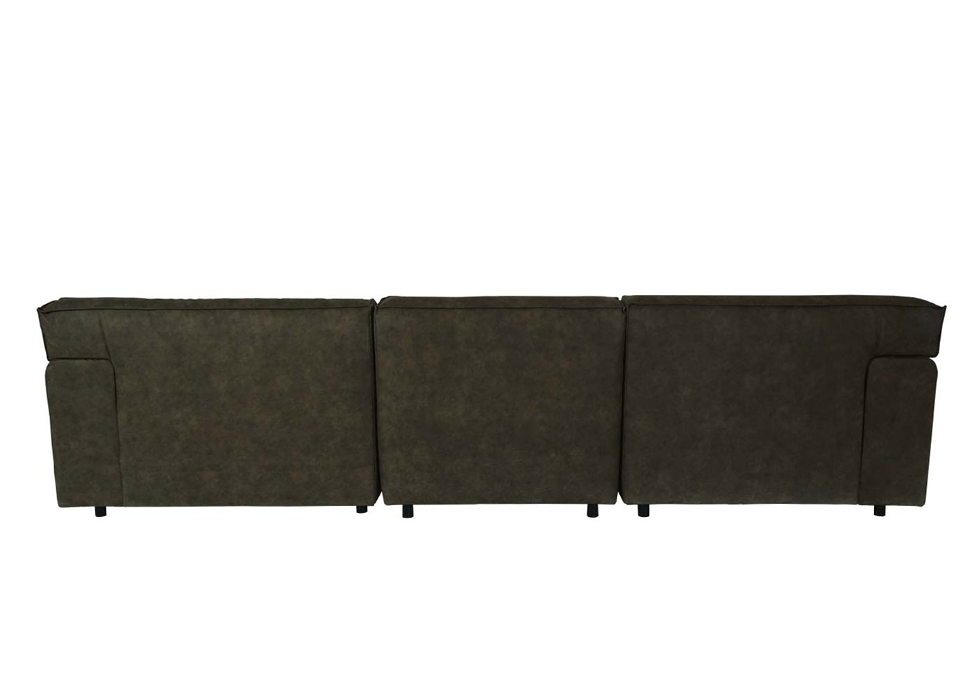 HWC-J59 Ecksofa mit Ottomane Rckansicht