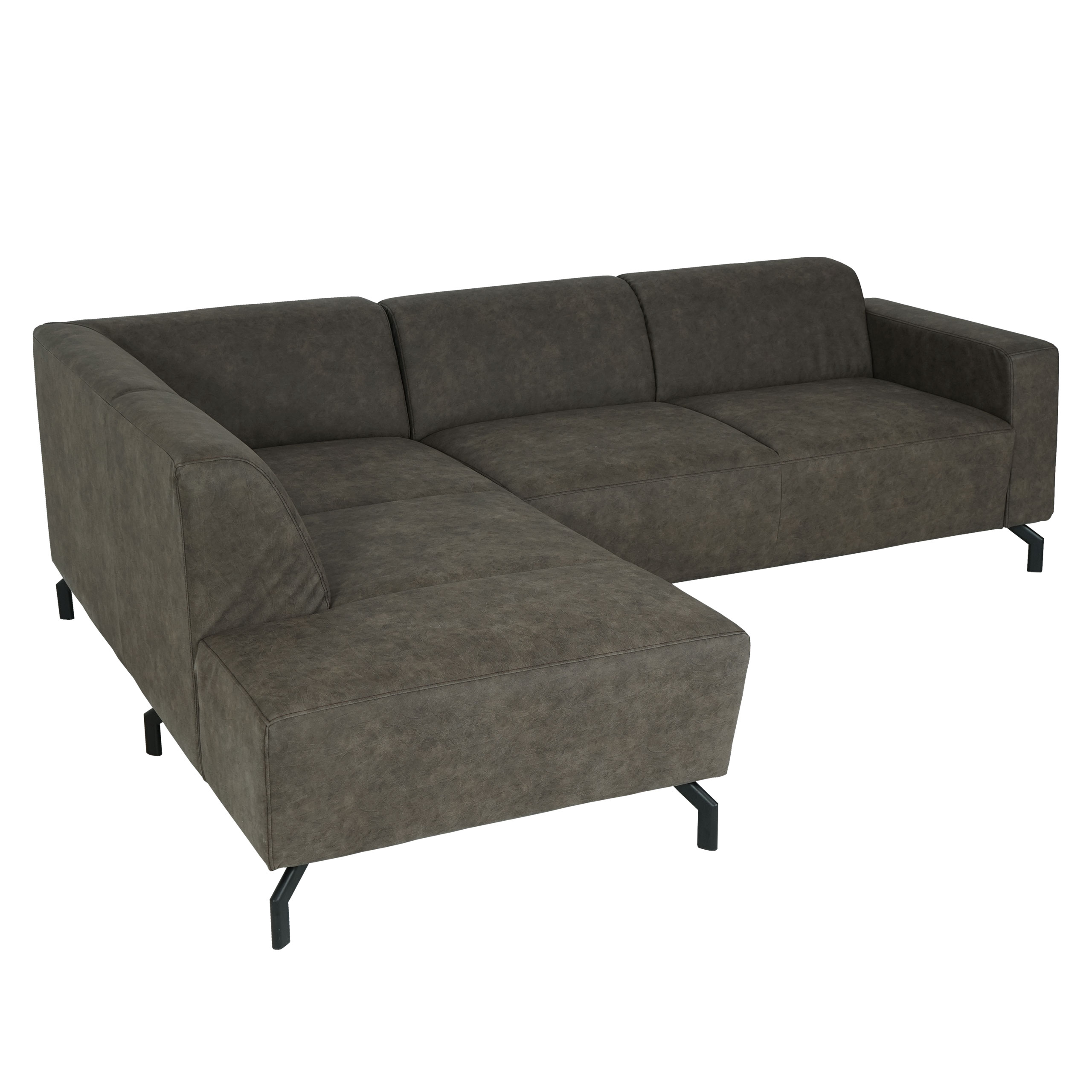 Ecksofa HWC-J60, Couch Sofa mit Ottomane links, Made in EU, wasserabweisend - Bild 18 von 18