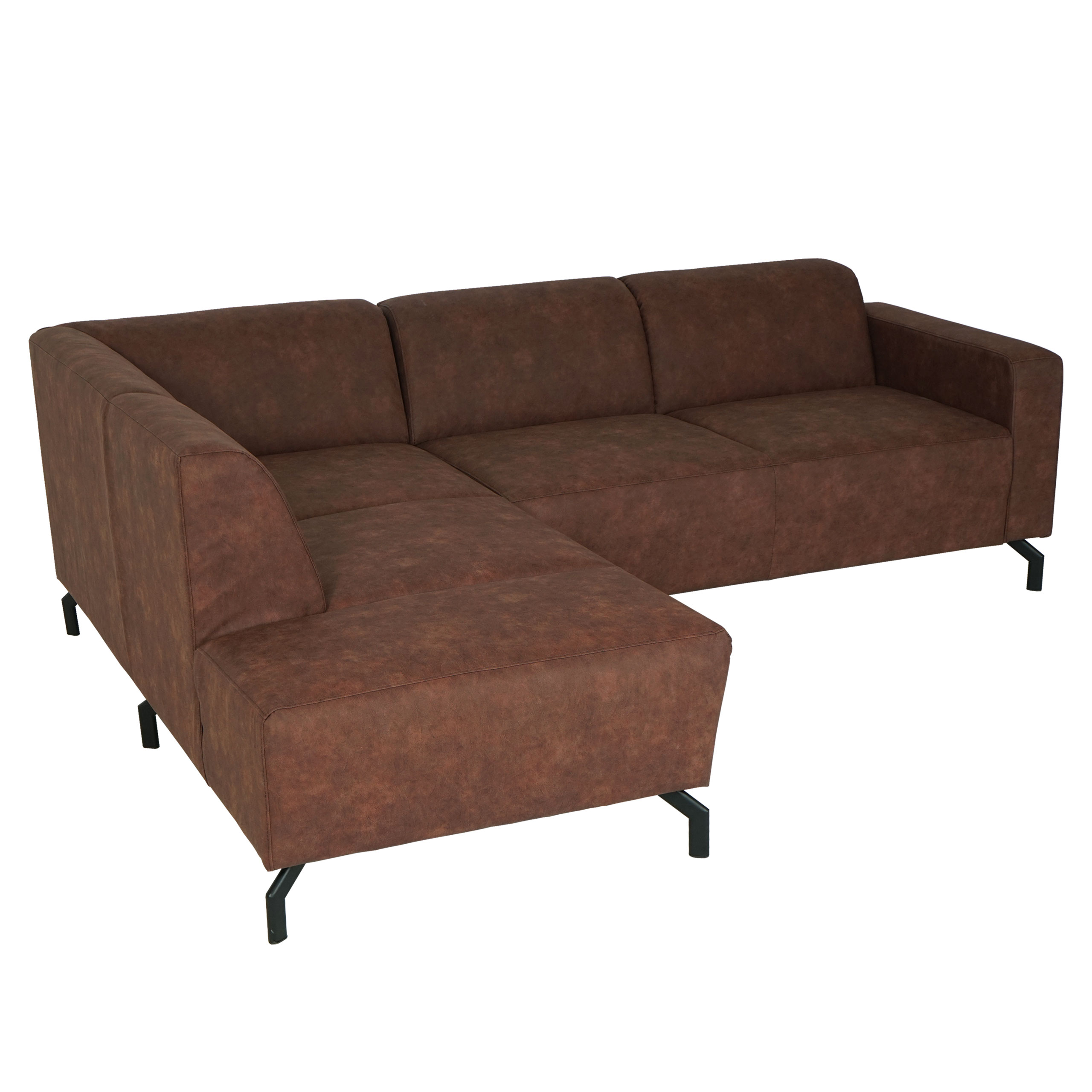 Ecksofa HWC-J60, Couch Sofa mit Ottomane links, Made in EU, wasserabweisend - Bild 16 von 18