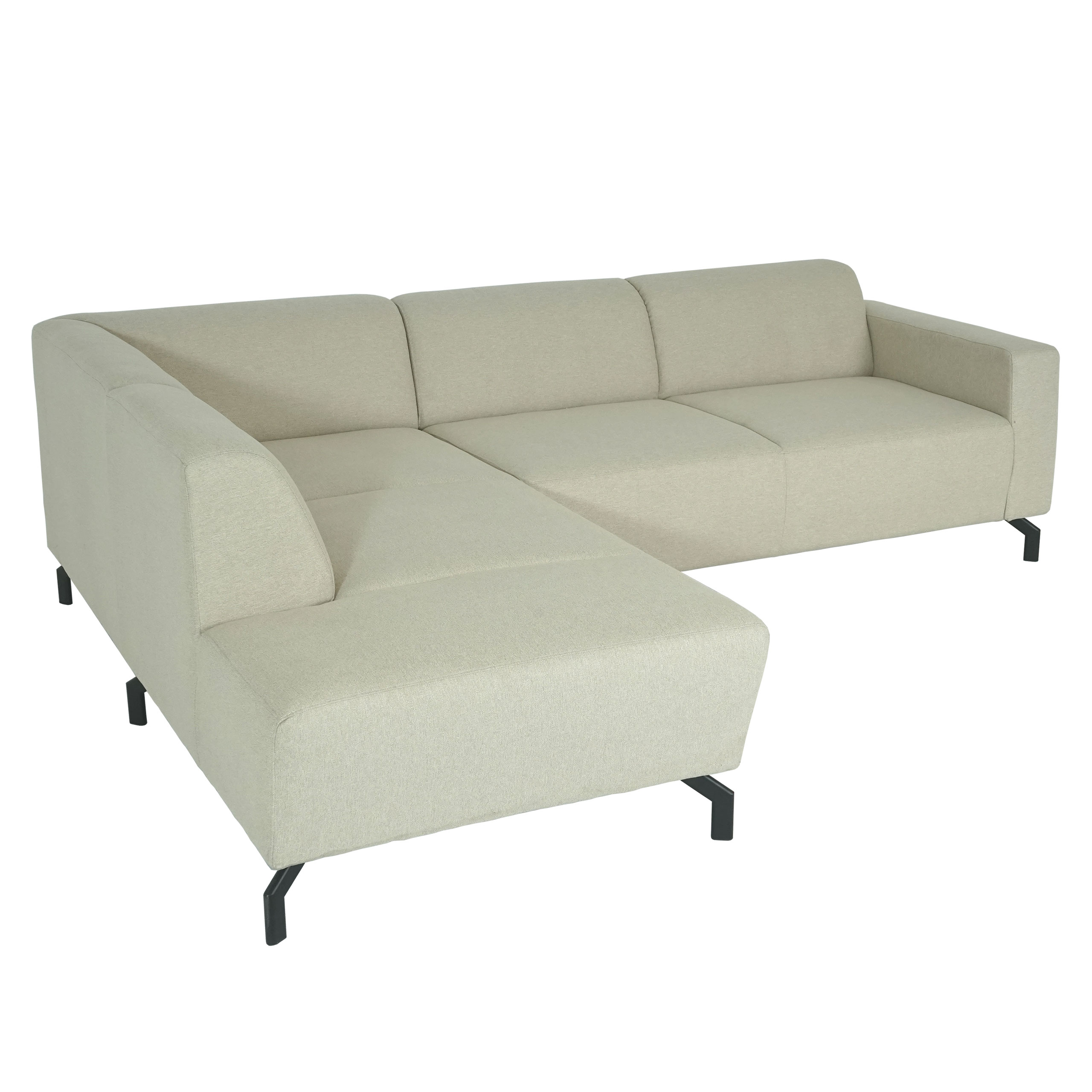 Ecksofa HWC-J60, Couch Sofa mit Ottomane links, Made in EU, wasserabweisend - Bild 17 von 18