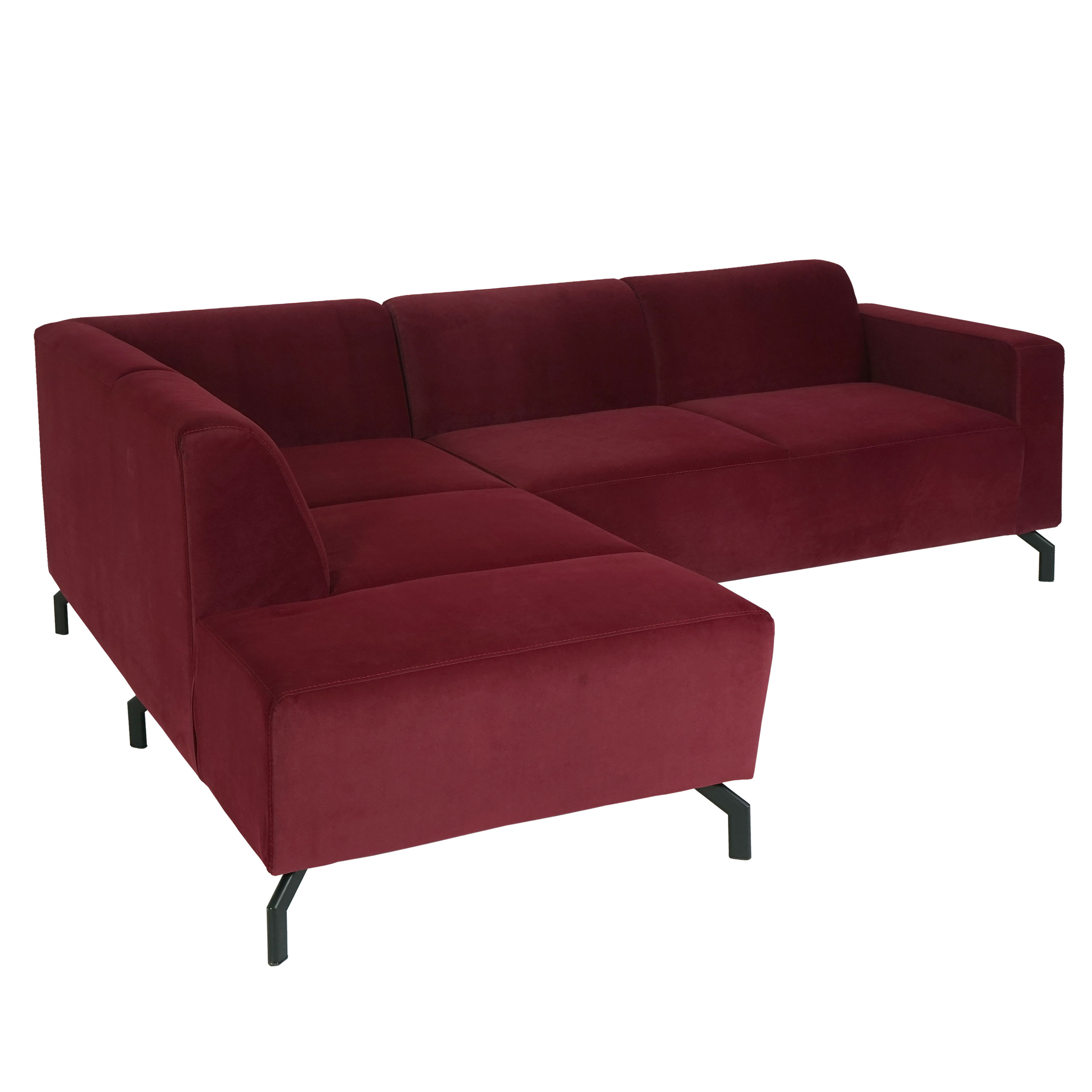 Ecksofa HWC-J60, Couch Sofa mit Ottomane links, Made in EU, wasserabweisend - Bild 14 von 18