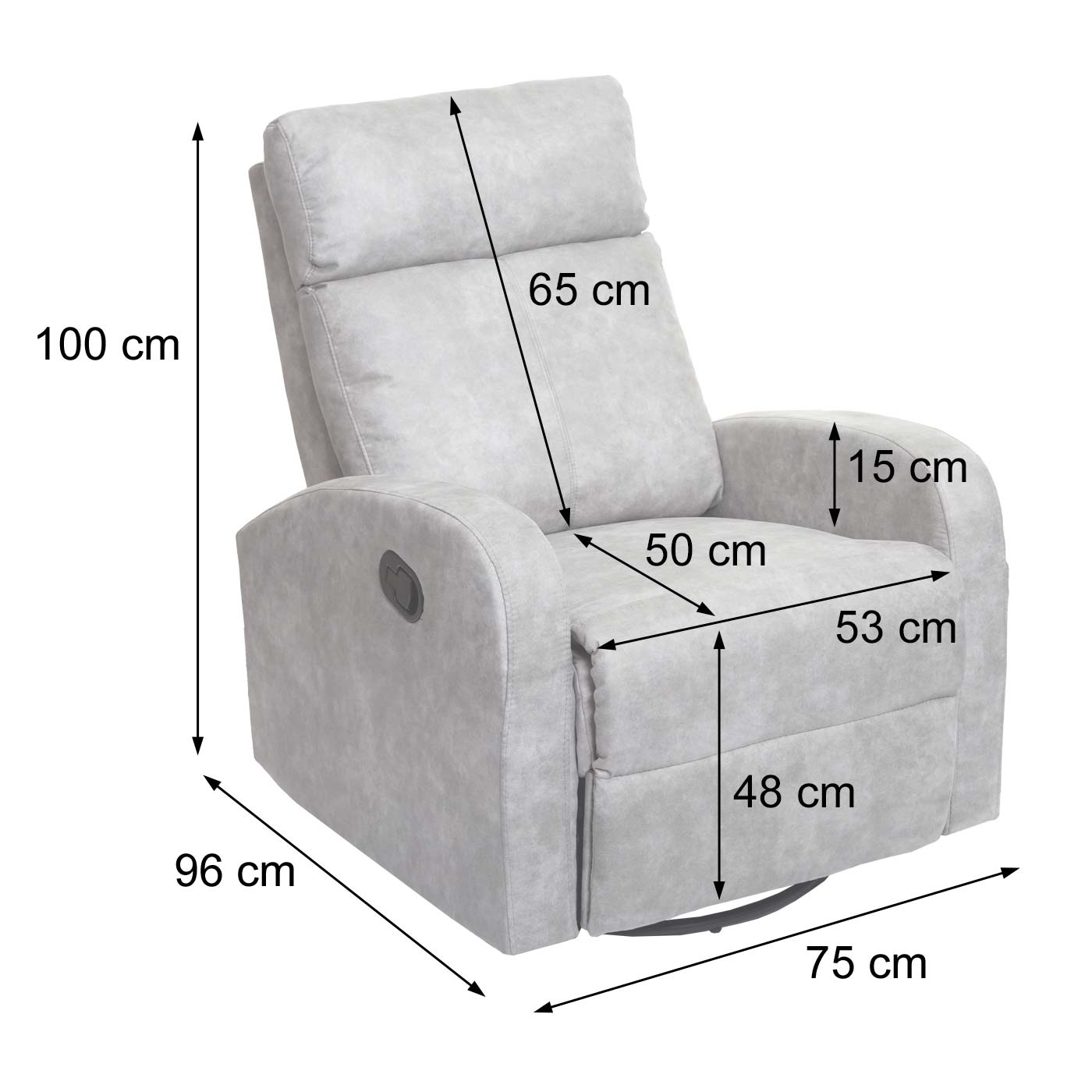 HWC-A54 Premium Sessel Bemaungsbild