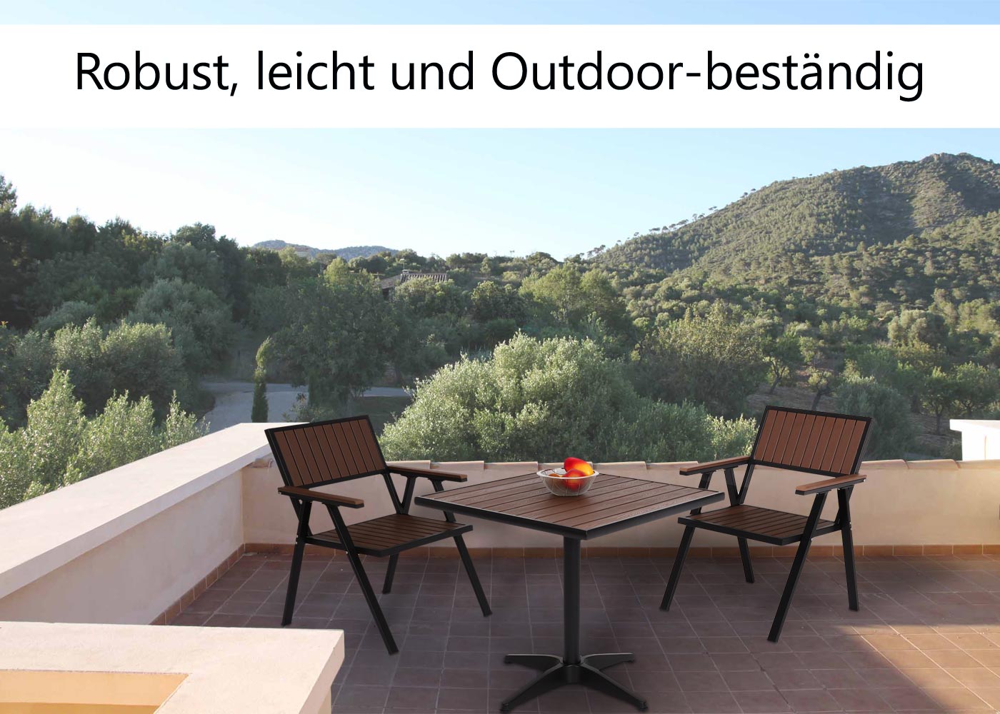 HWC-J95 Gartenstuhl Ambiente-Bild