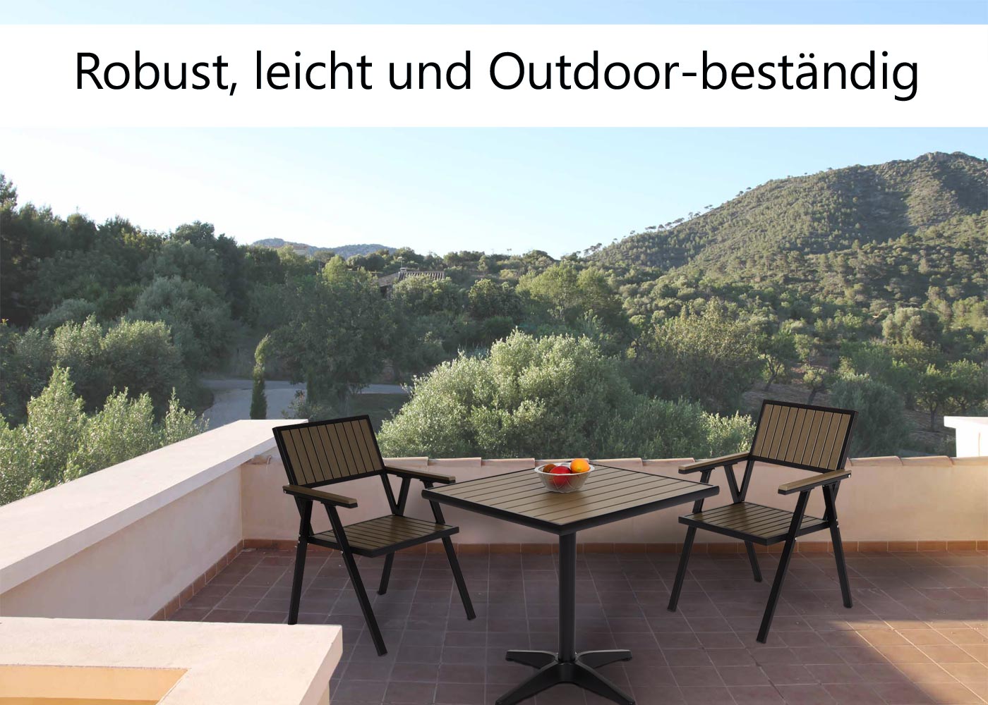 HWC-J95 Gartenstuhl Ambiente-Bild