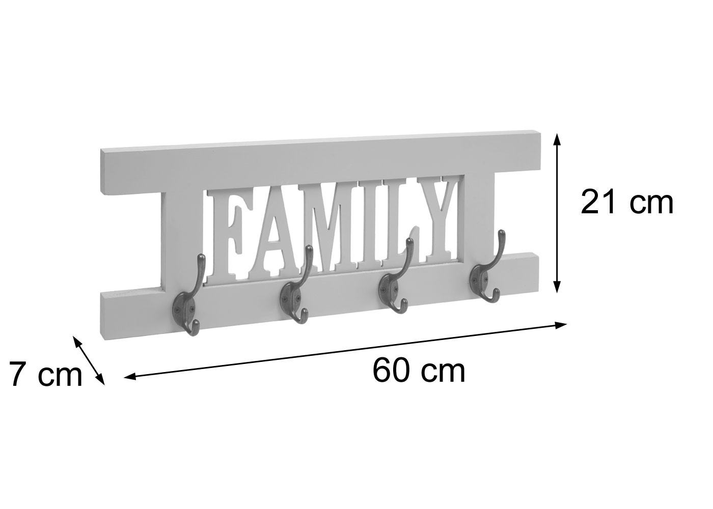 2x Wandgarderobe HWC-C60 Bemaung Family 