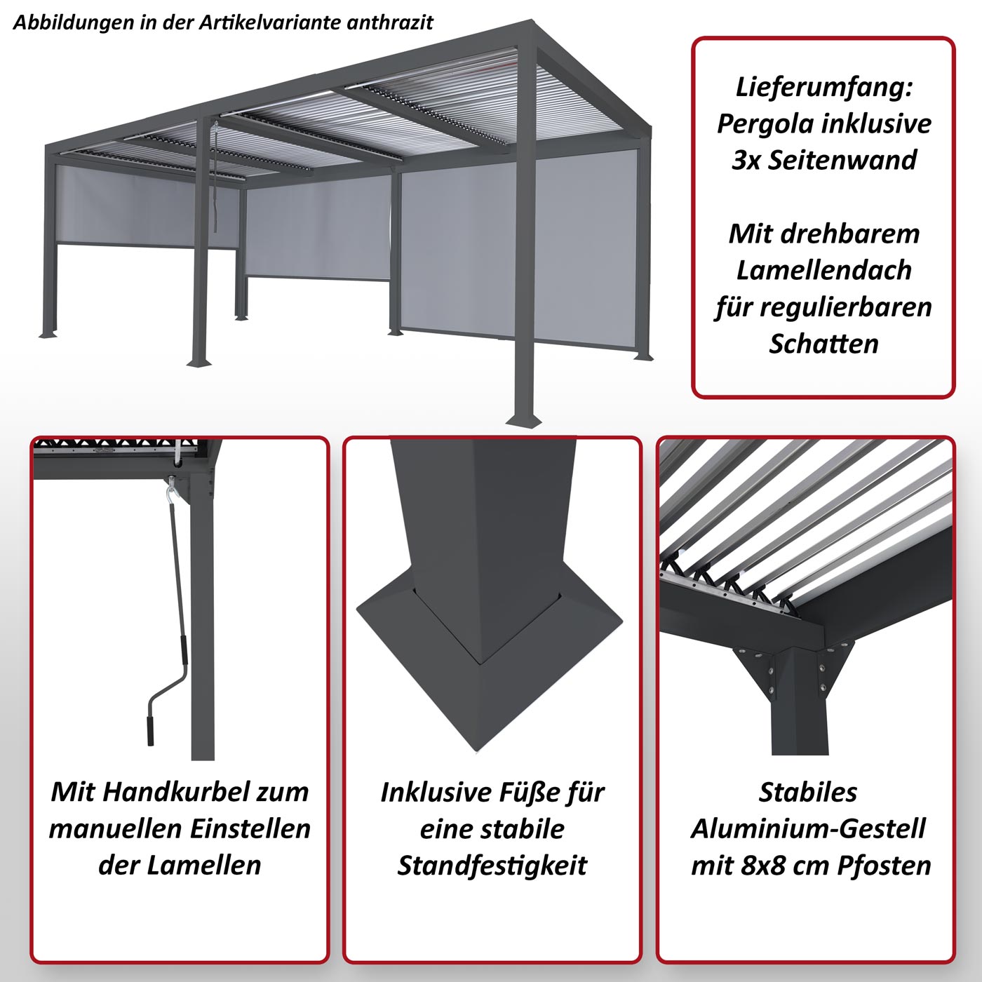 HWC-L41 Pergola Funktionsbild