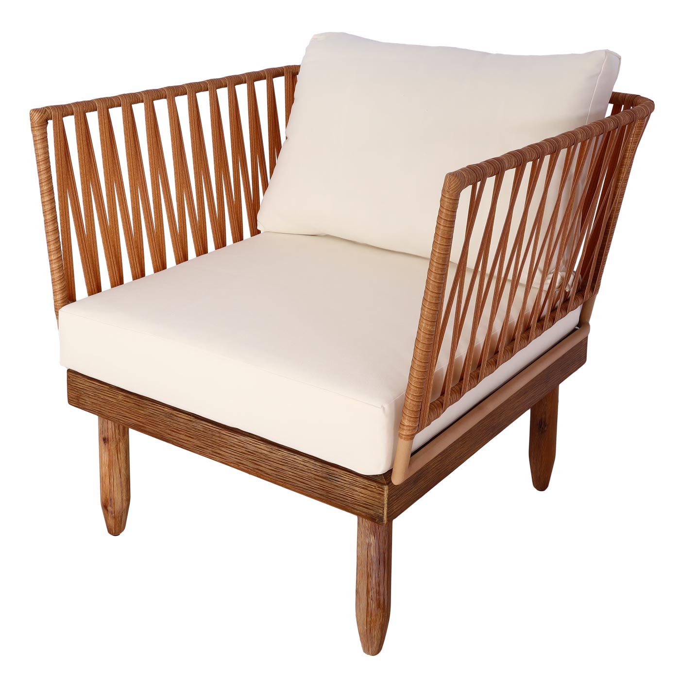 Garten-Garnitur HWC-L29 Sessel einzeln