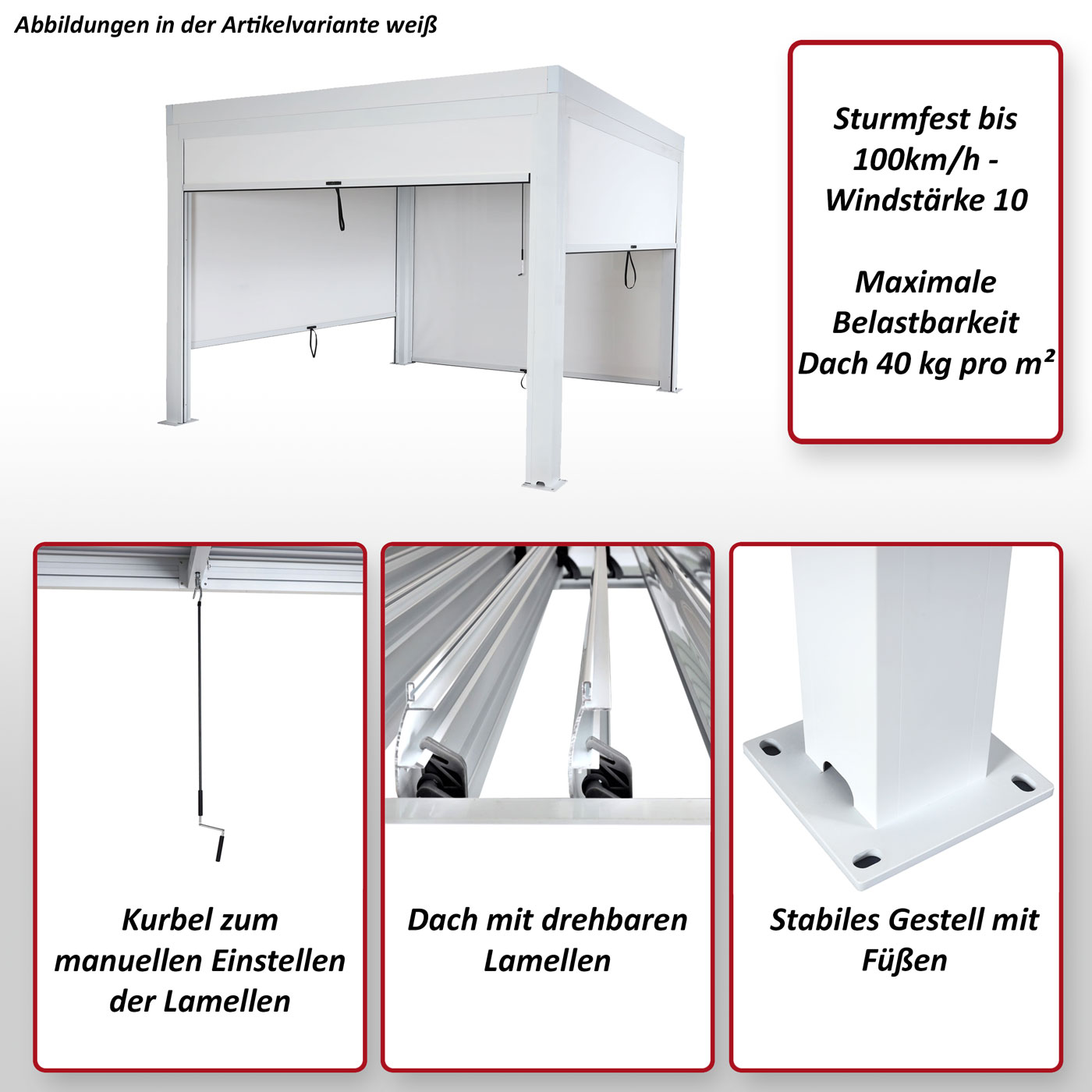 HWC-L46 Pergola Funktionsbild