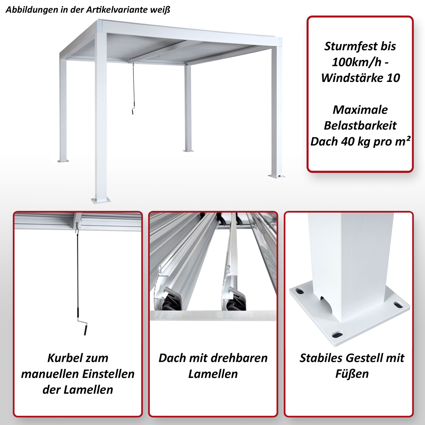 HWC-L46 Pergola Funktionsbild