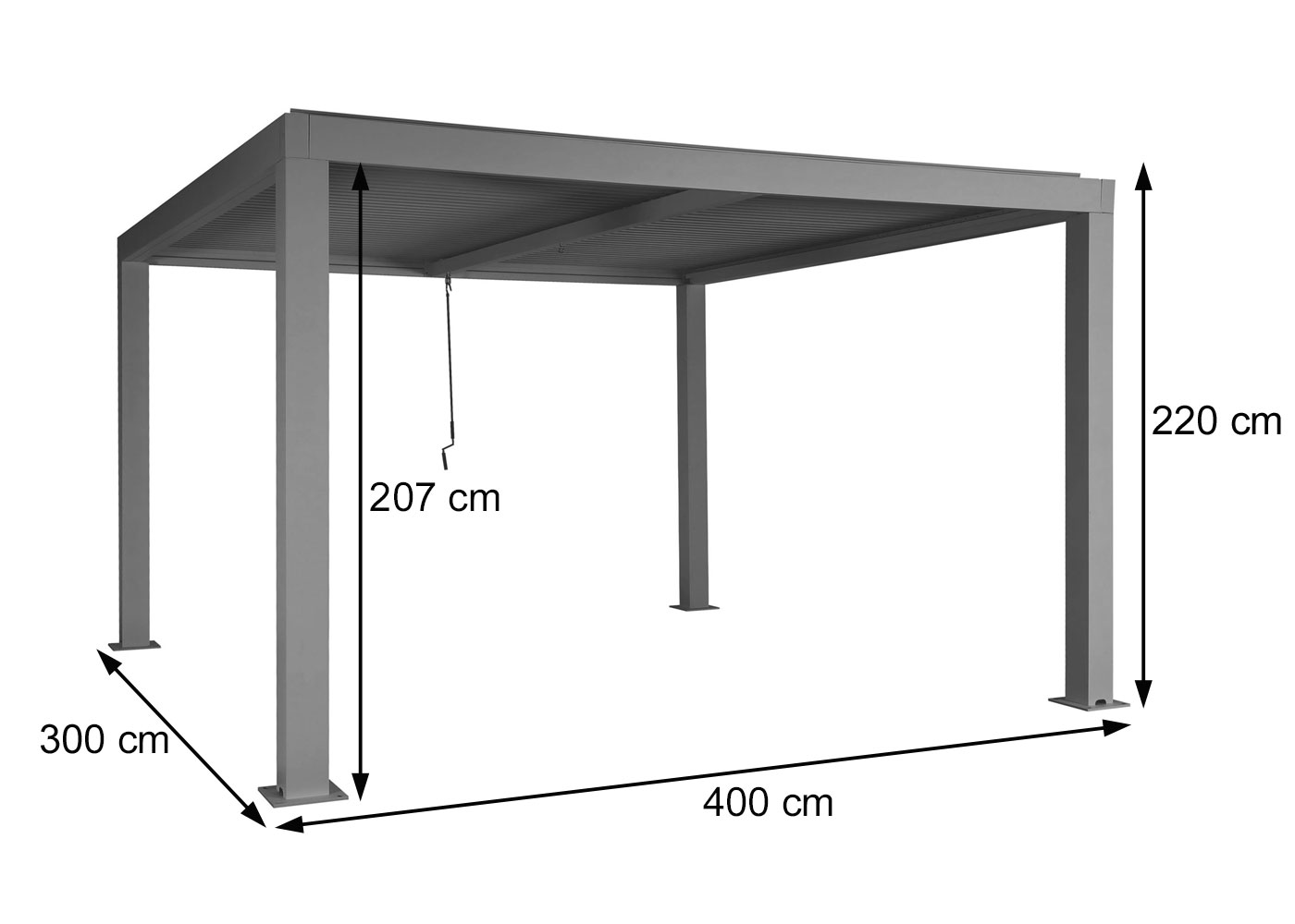 HWC-L46 Pergola Bemaungsbild