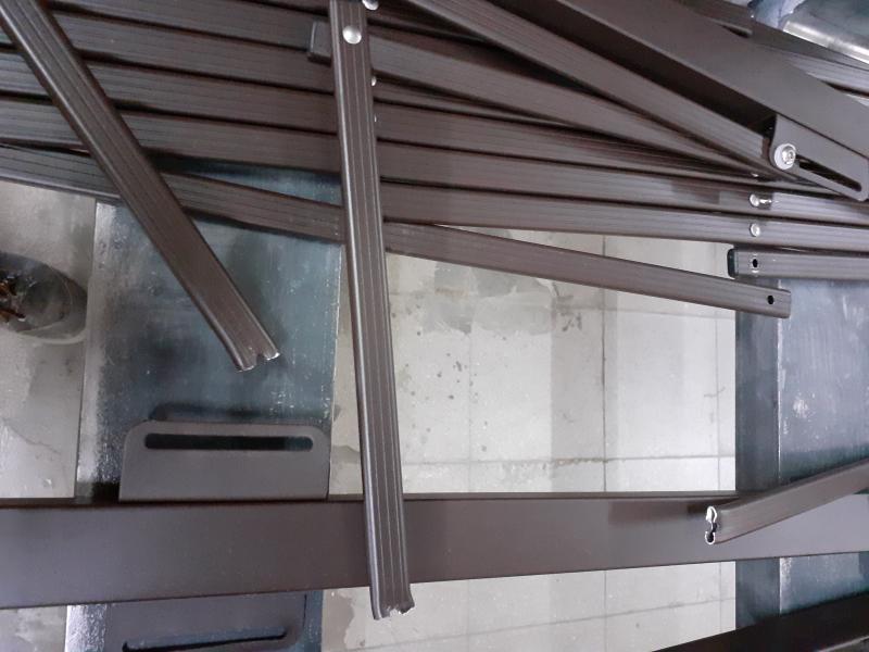Zaun Absperrgitter HWC-B34, Schaden Strebe gebrochen