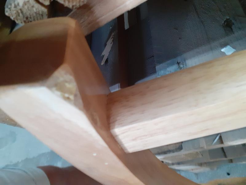 Schaukelstuhl HWC-K10, Beschädigung im Fuß